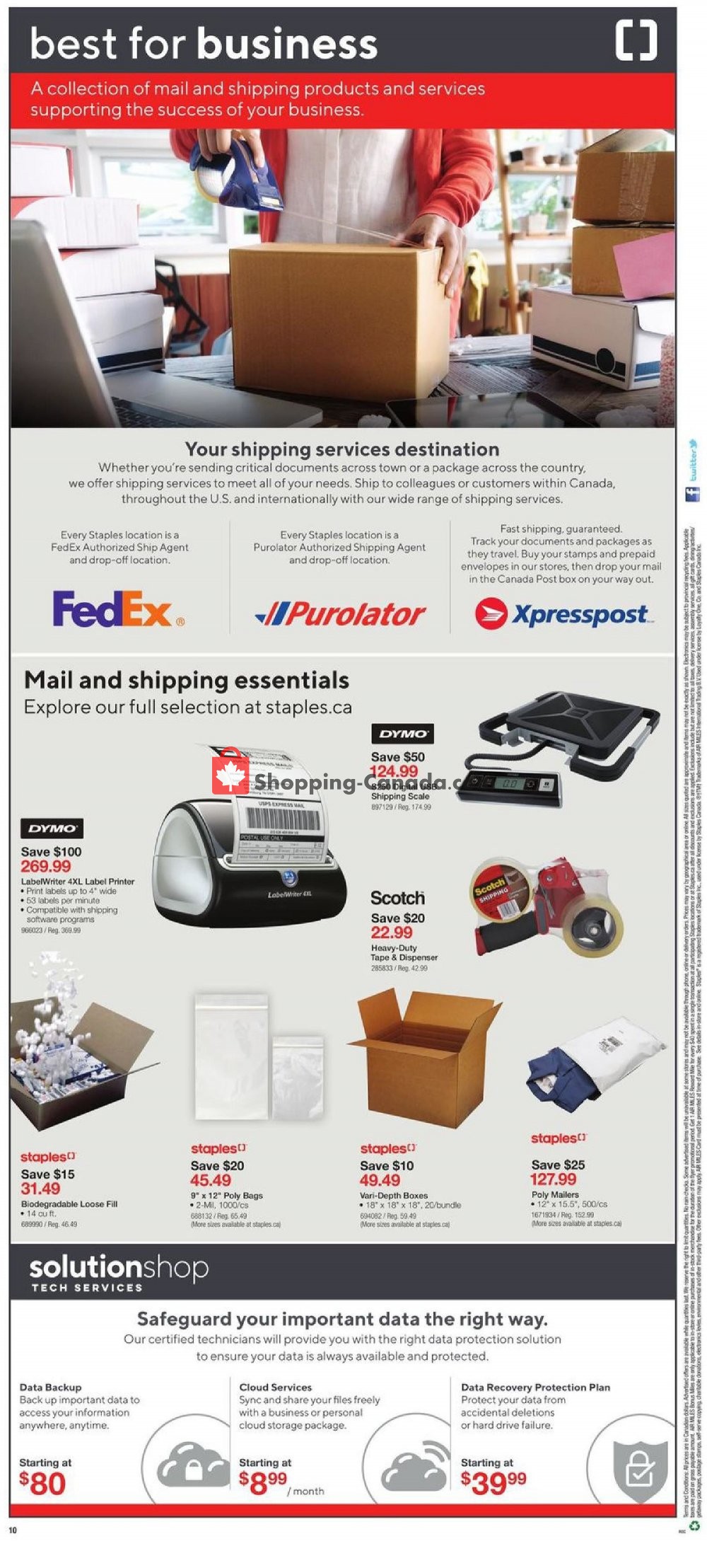 Staples flyer from Wednesday June 26, 2019 to Tuesday July 2, 2019 - page 10