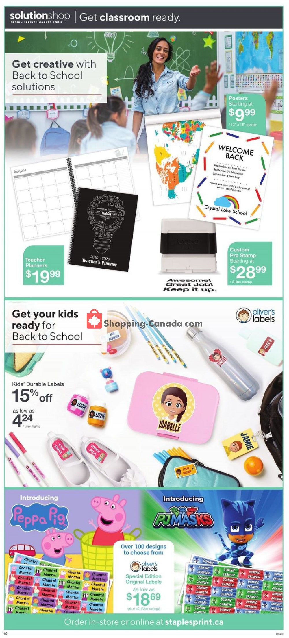 Staples flyer from Wednesday August 7, 2019 to Tuesday August 13, 2019 - page 10