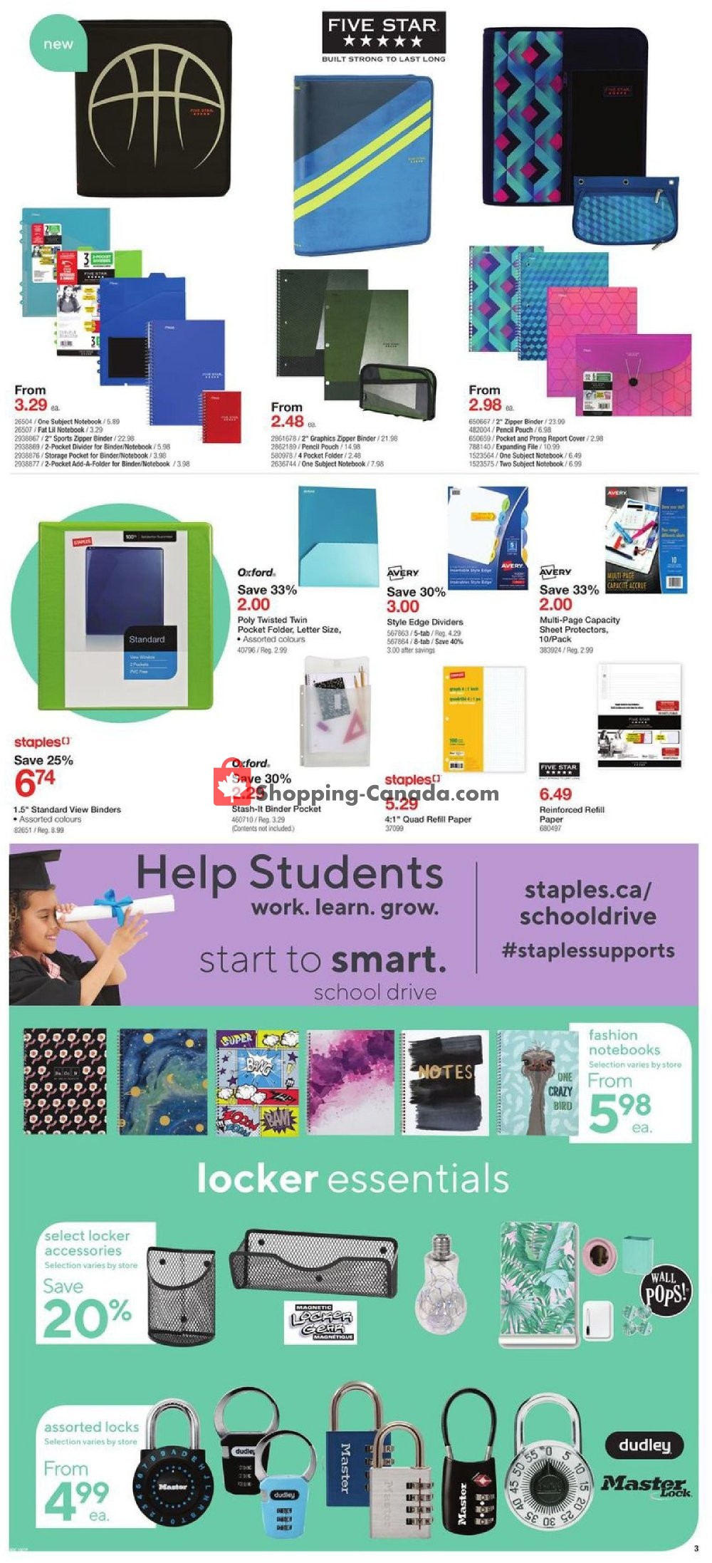 Staples flyer from Wednesday August 7, 2019 to Tuesday August 13, 2019 - page 3