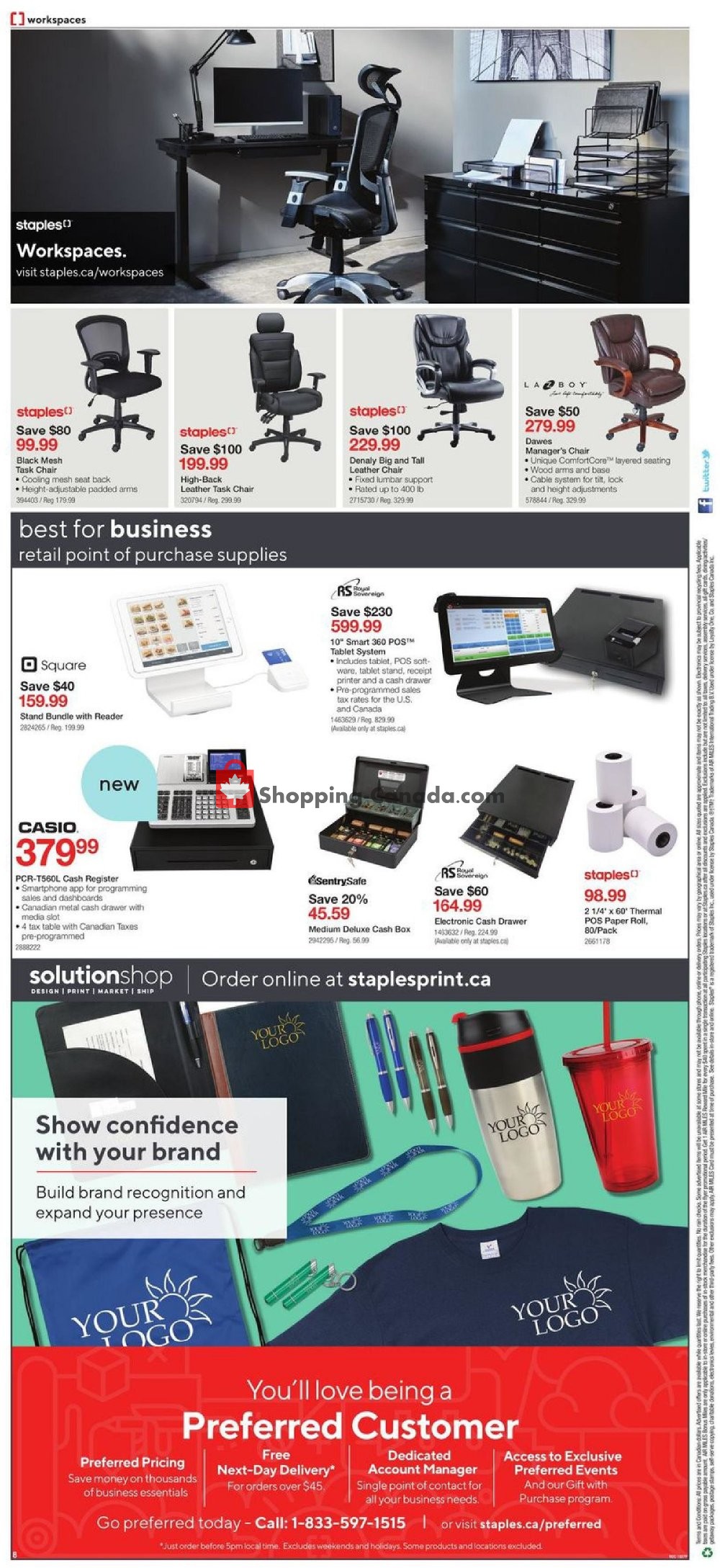 Staples flyer from Wednesday August 7, 2019 to Tuesday August 13, 2019 - page 8