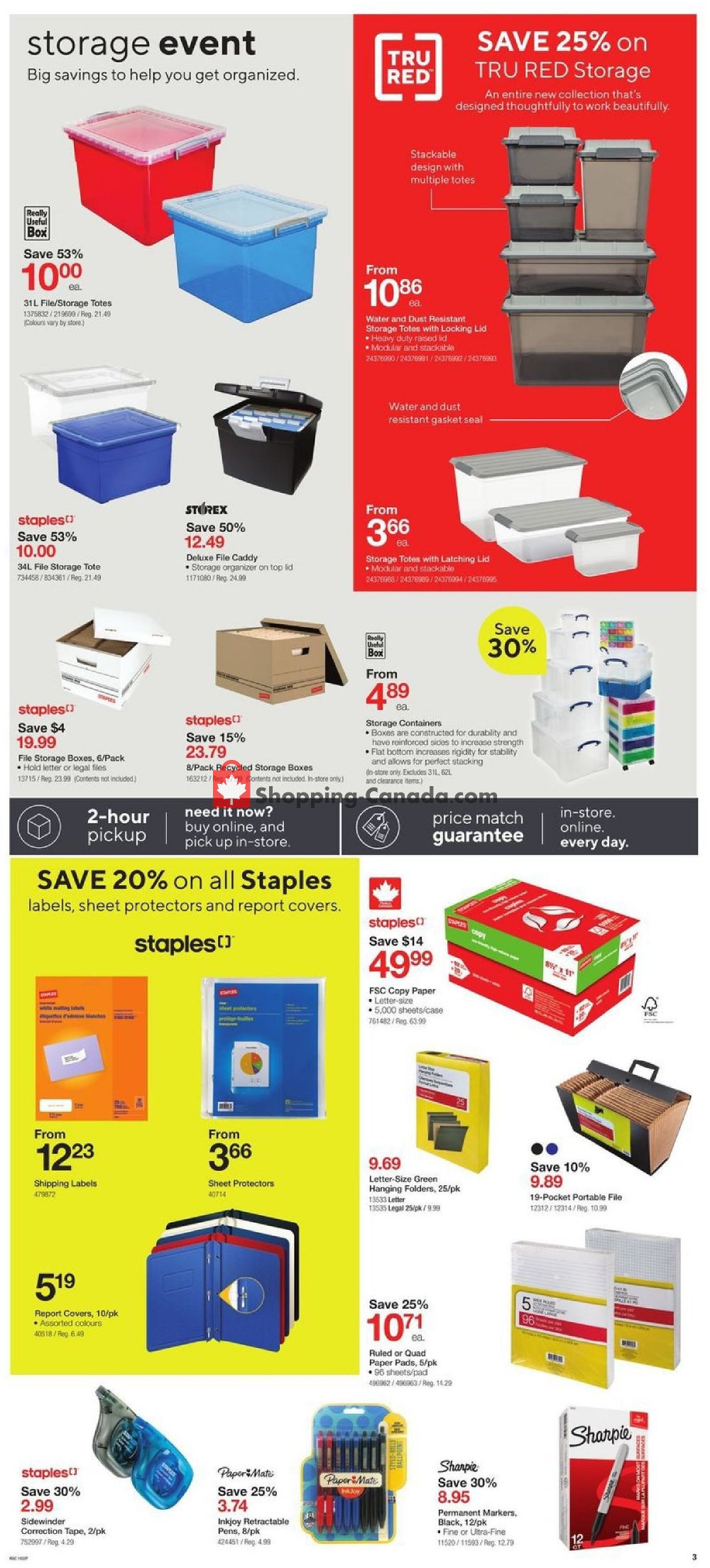 Staples flyer from Wednesday September 11, 2019 to Tuesday September 17, 2019 - page 3