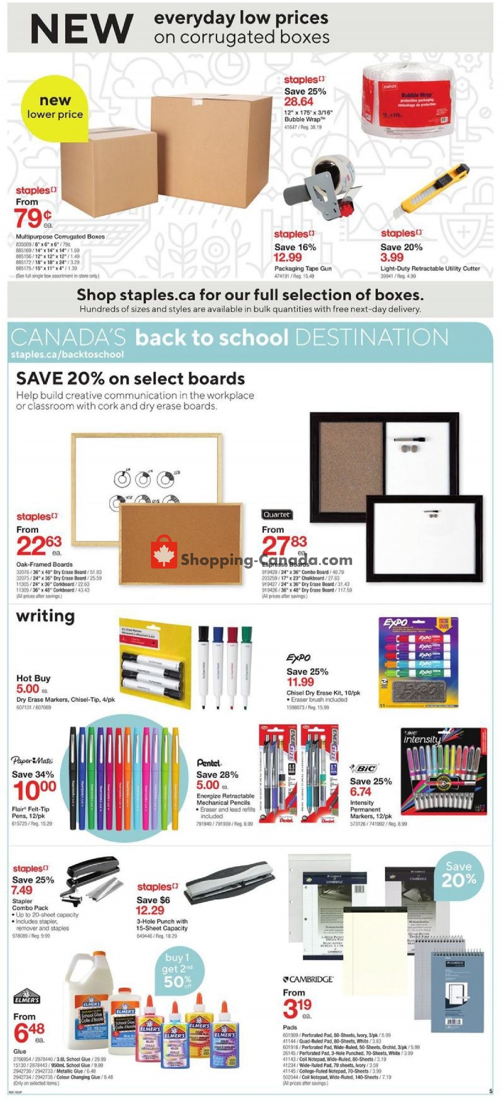 Staples flyer from Wednesday September 11, 2019 to Tuesday September 17, 2019 - page 5