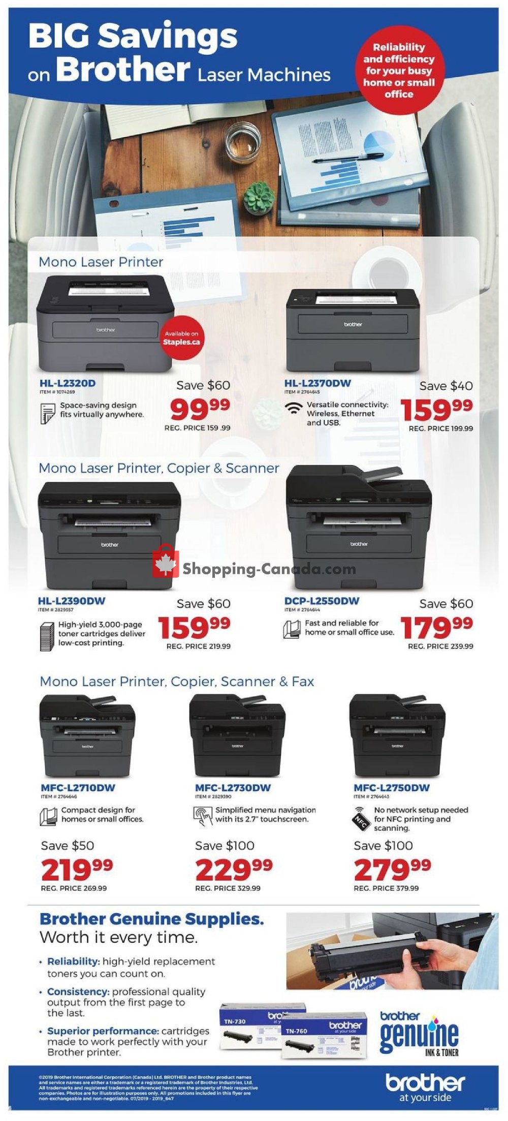 Staples flyer from Wednesday September 11, 2019 to Tuesday September 17, 2019 - page 6
