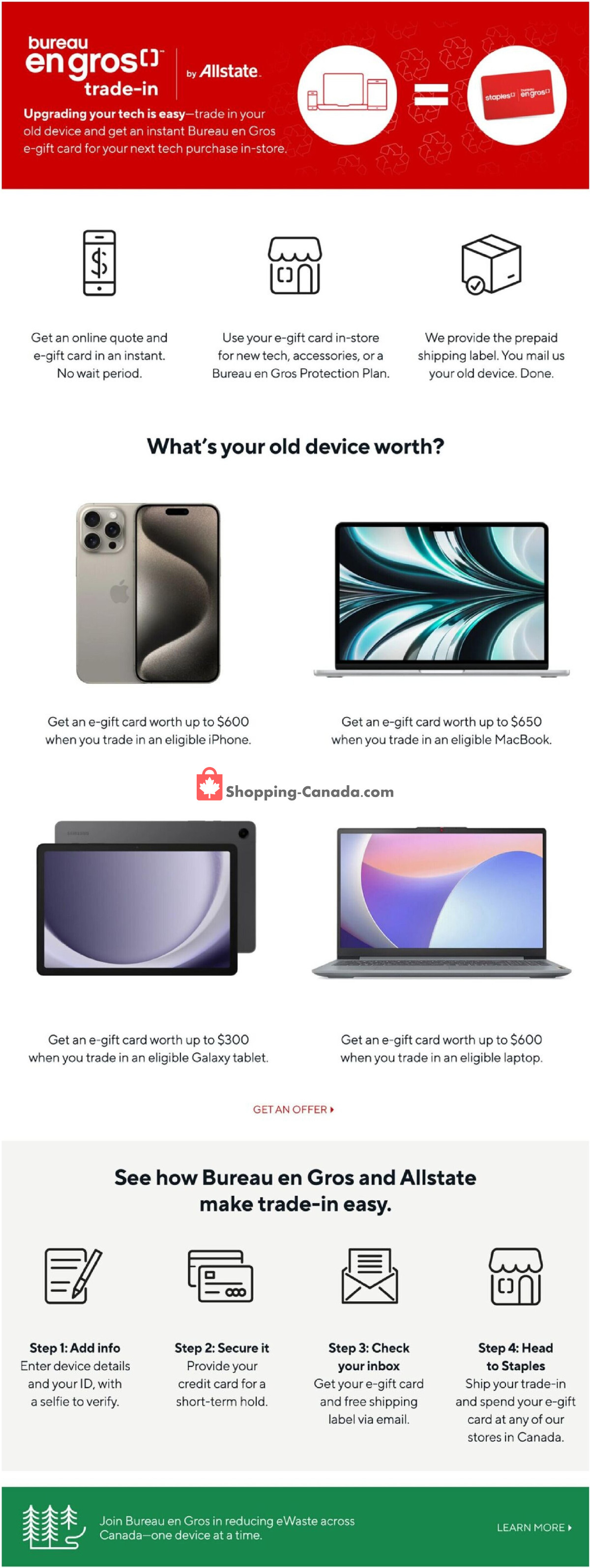 Staples flyer from Friday April 17, 2026 to Thursday April 23, 2026 - page 21