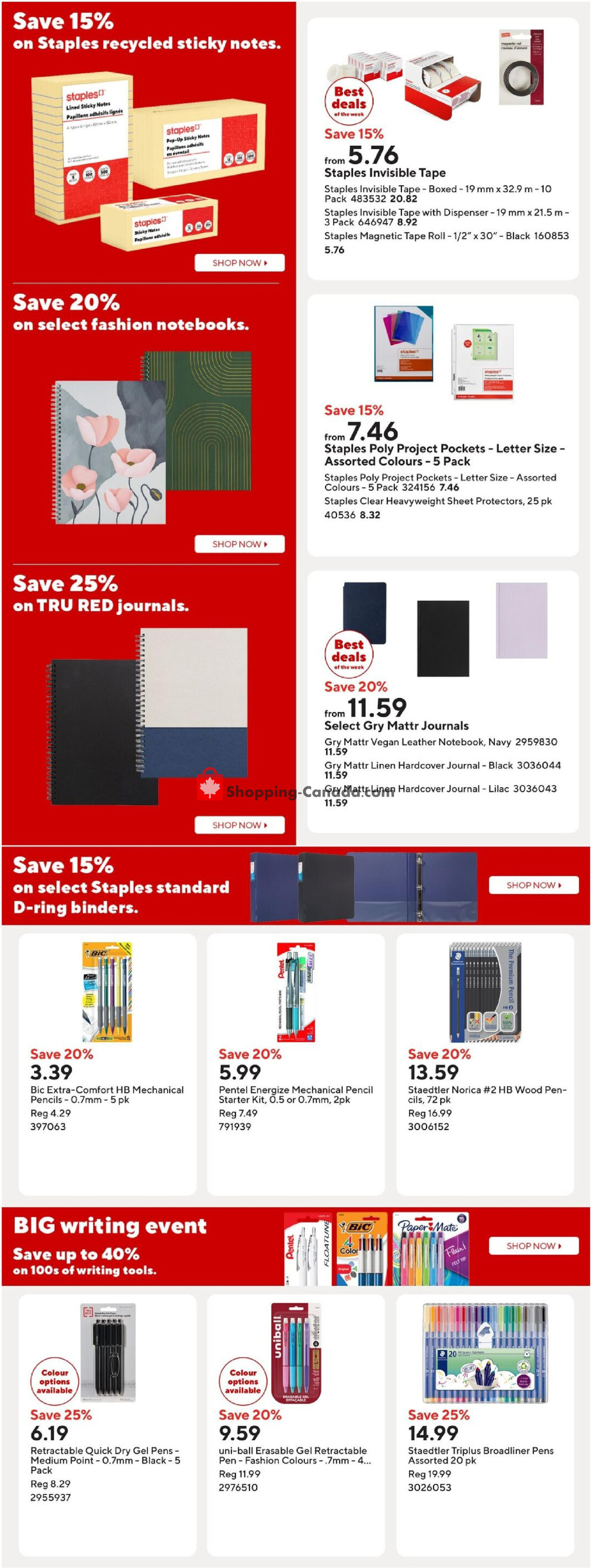 Staples flyer from Friday April 17, 2026 to Thursday April 23, 2026 - page 6