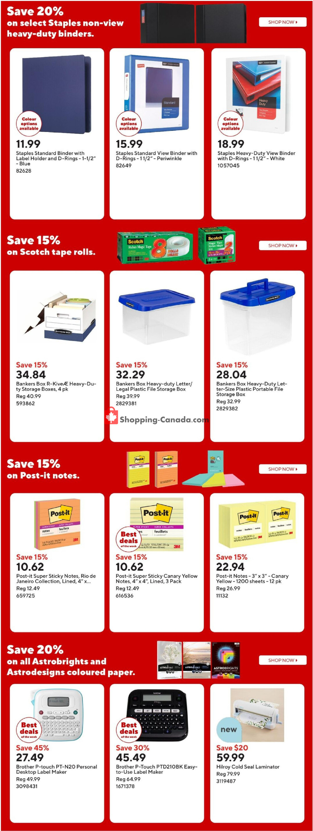 Staples flyer from Friday April 24, 2026 to Thursday April 30, 2026 - page 14