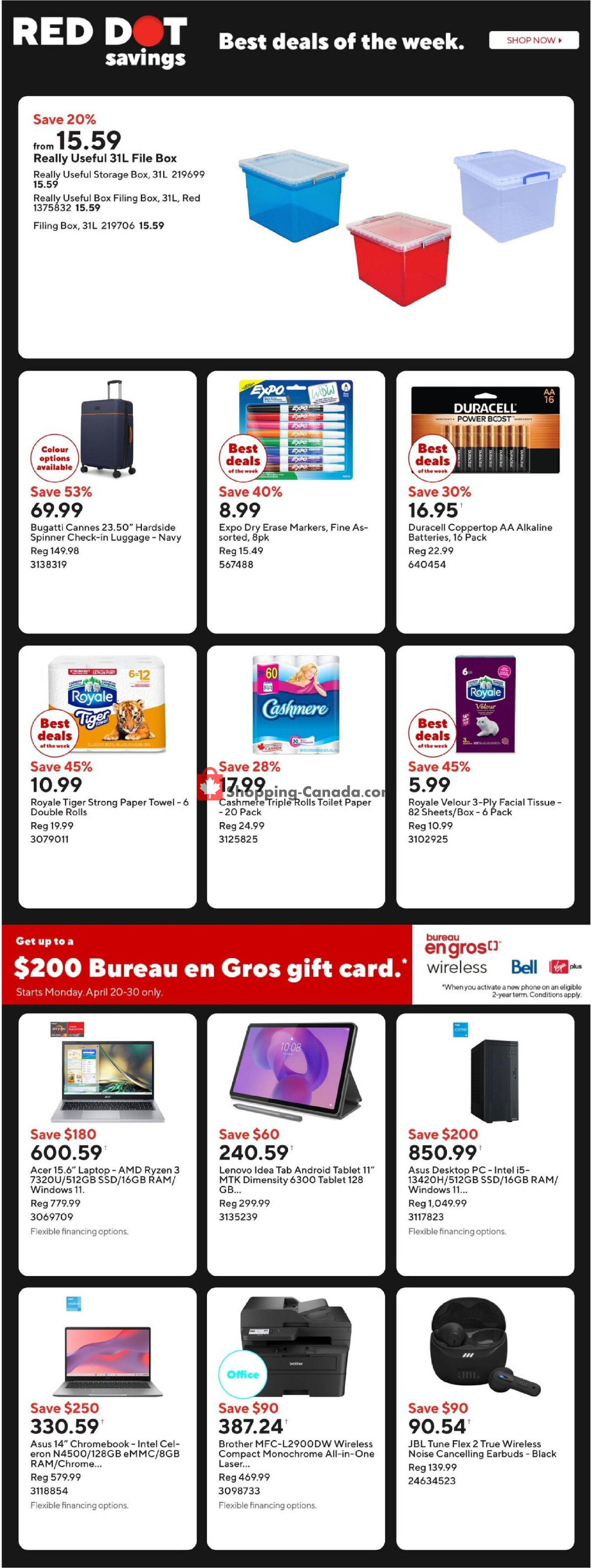 Staples flyer from Friday April 24, 2026 to Thursday April 30, 2026 - page 2