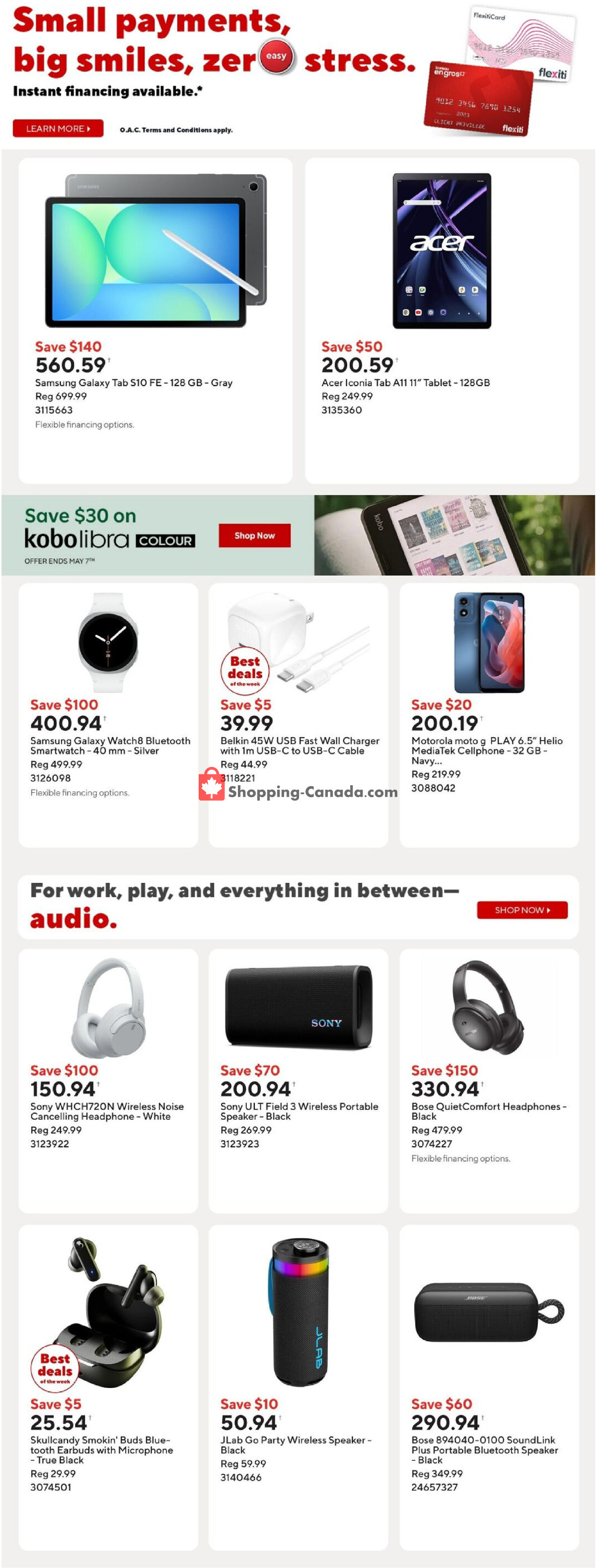 Staples flyer from Friday April 24, 2026 to Thursday April 30, 2026 - page 9