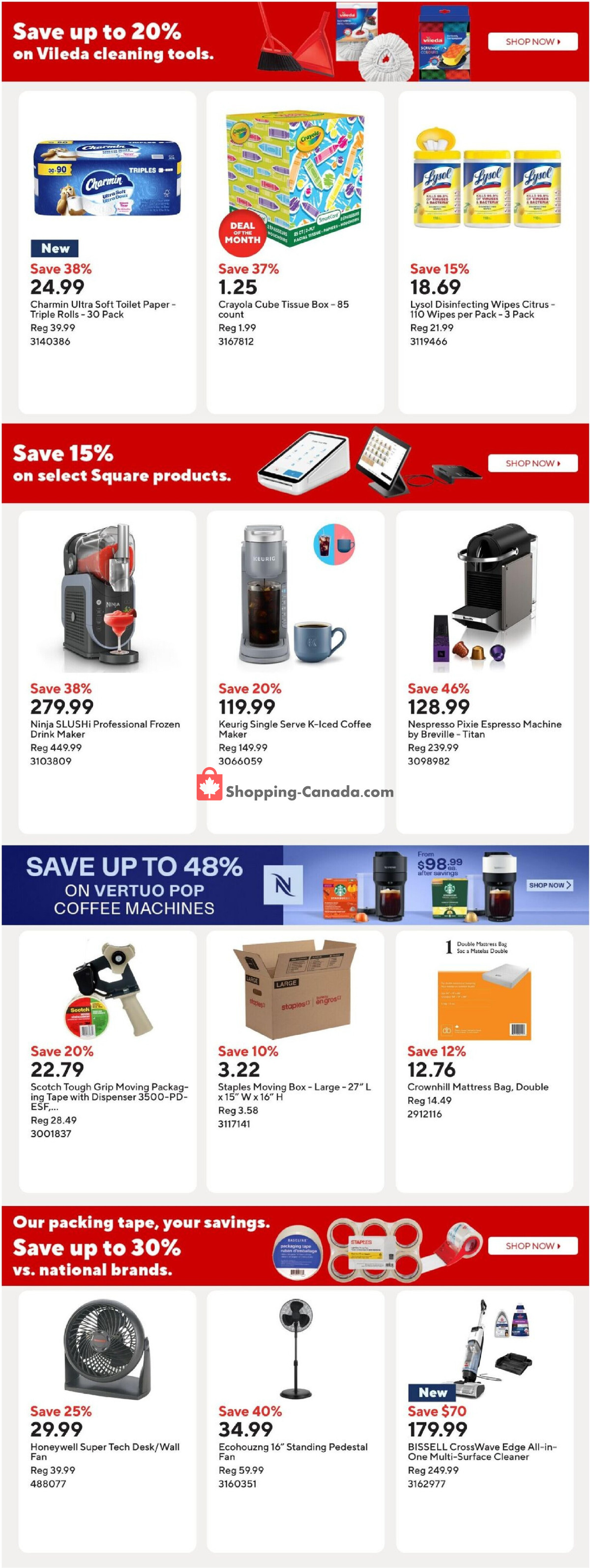Staples flyer from Friday August 14, 2026 to Thursday August 20, 2026 - page 12