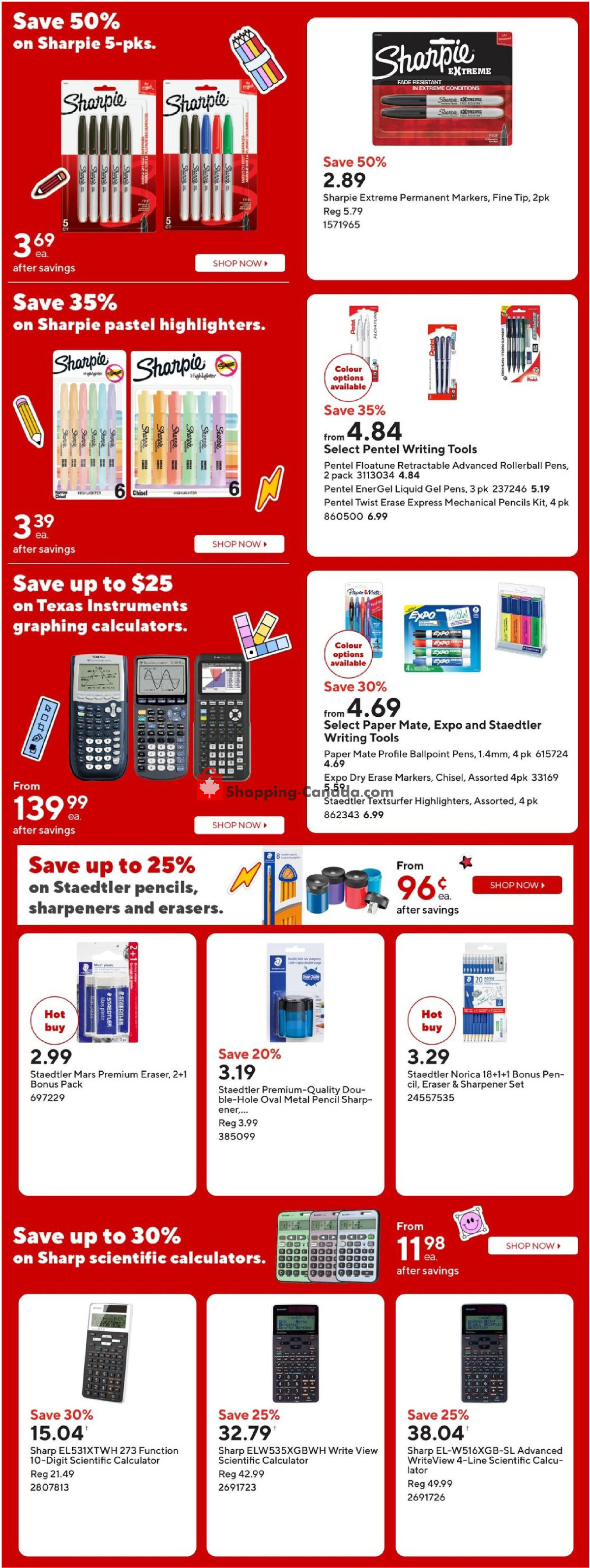 Staples flyer from Friday August 14, 2026 to Thursday August 20, 2026 - page 14