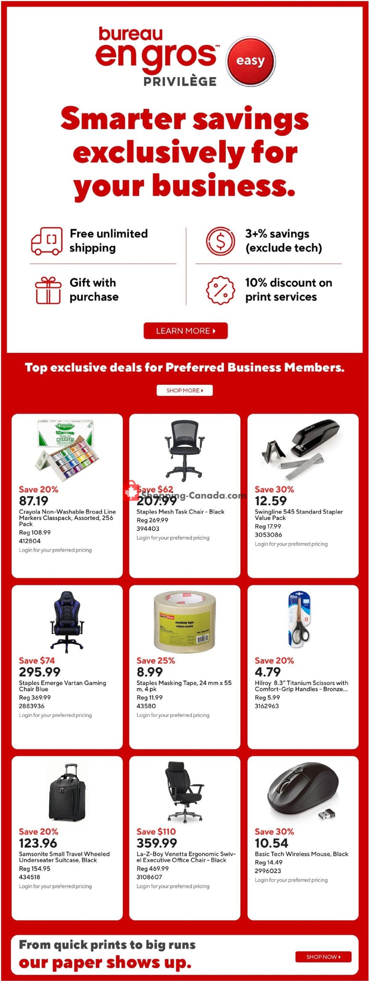 Staples flyer from Friday August 14, 2026 to Thursday August 20, 2026 - page 16