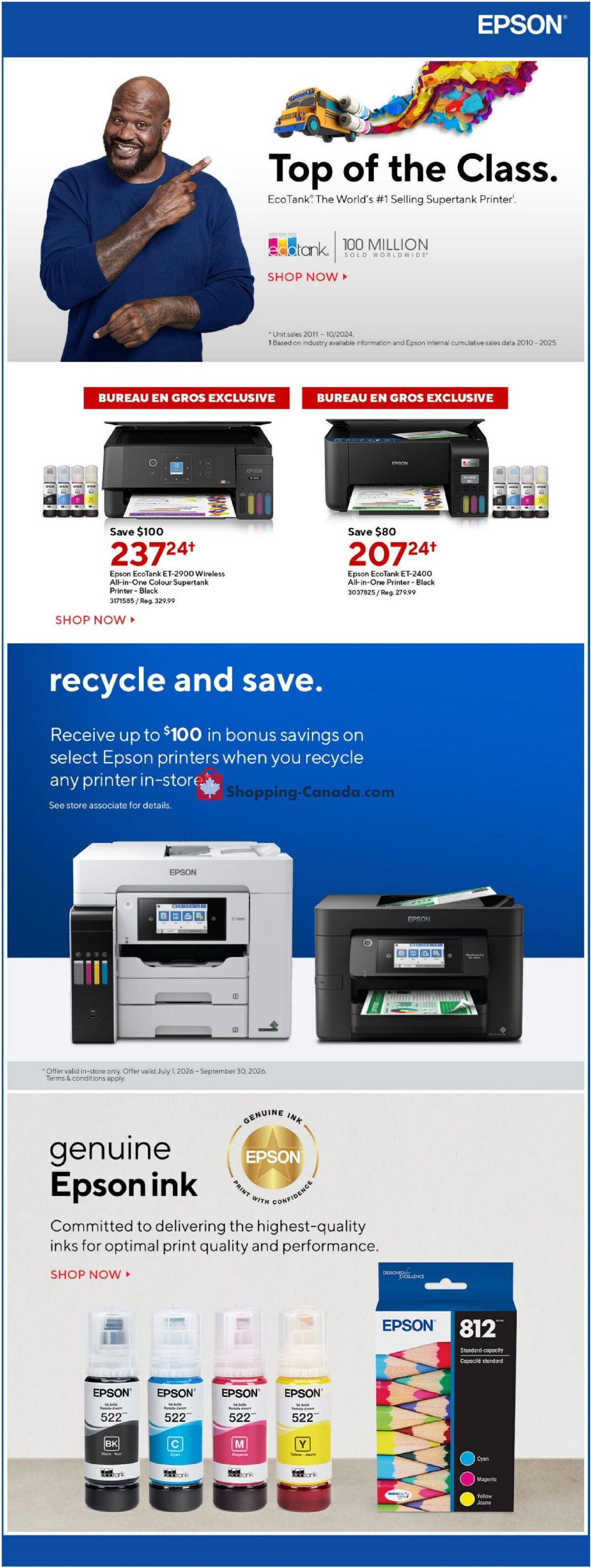 Staples flyer from Friday August 14, 2026 to Thursday August 20, 2026 - page 20