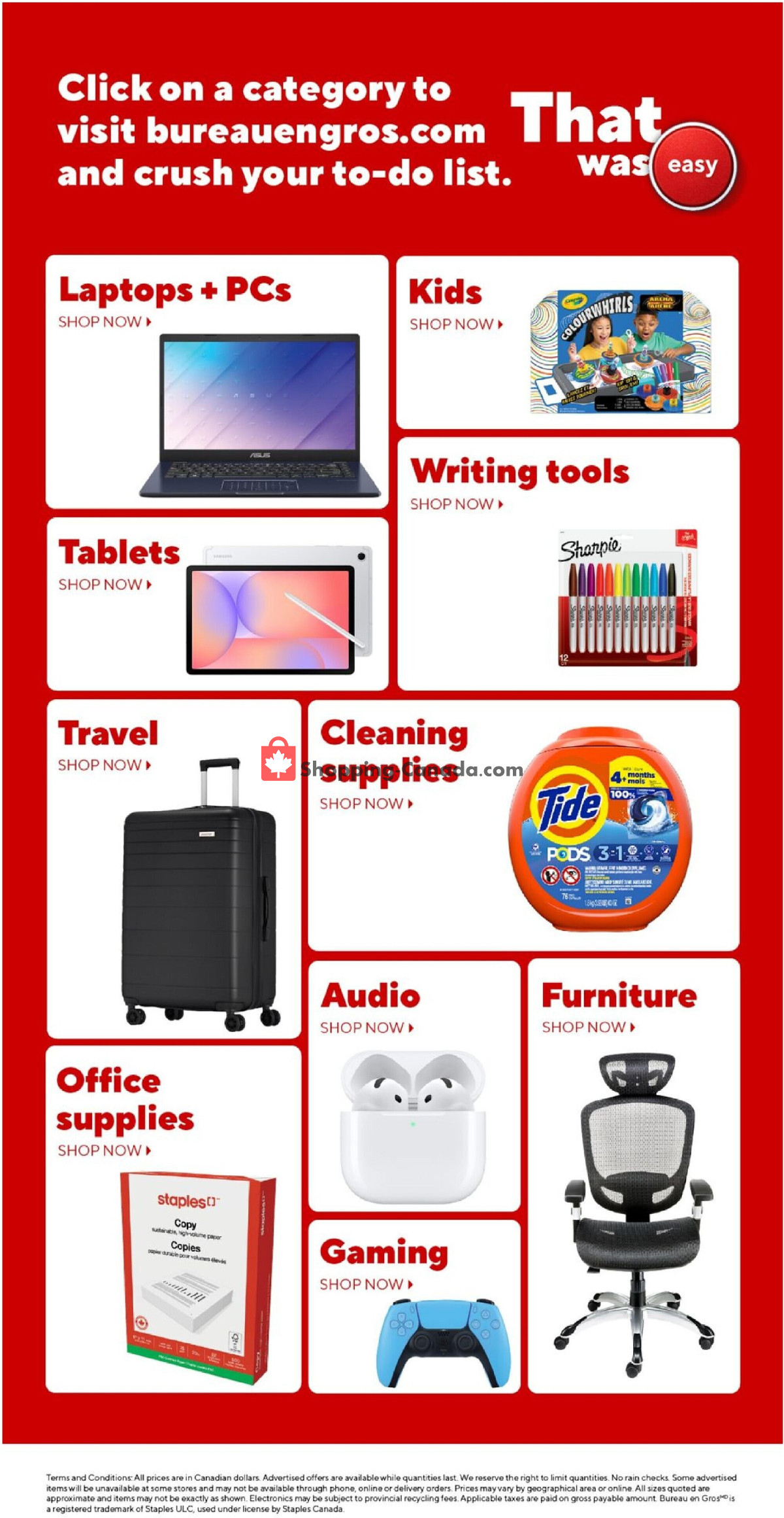 Staples flyer from Friday August 14, 2026 to Thursday August 20, 2026 - page 26