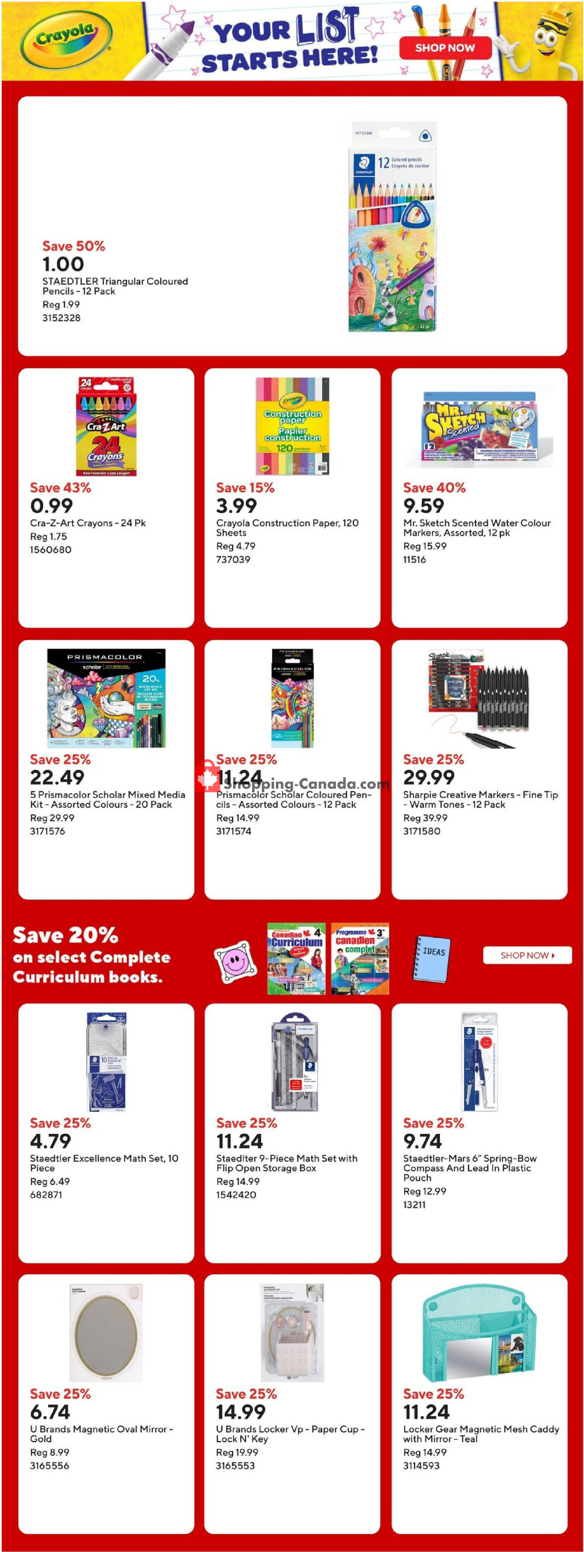 Staples flyer from Friday August 14, 2026 to Thursday August 20, 2026 - page 8