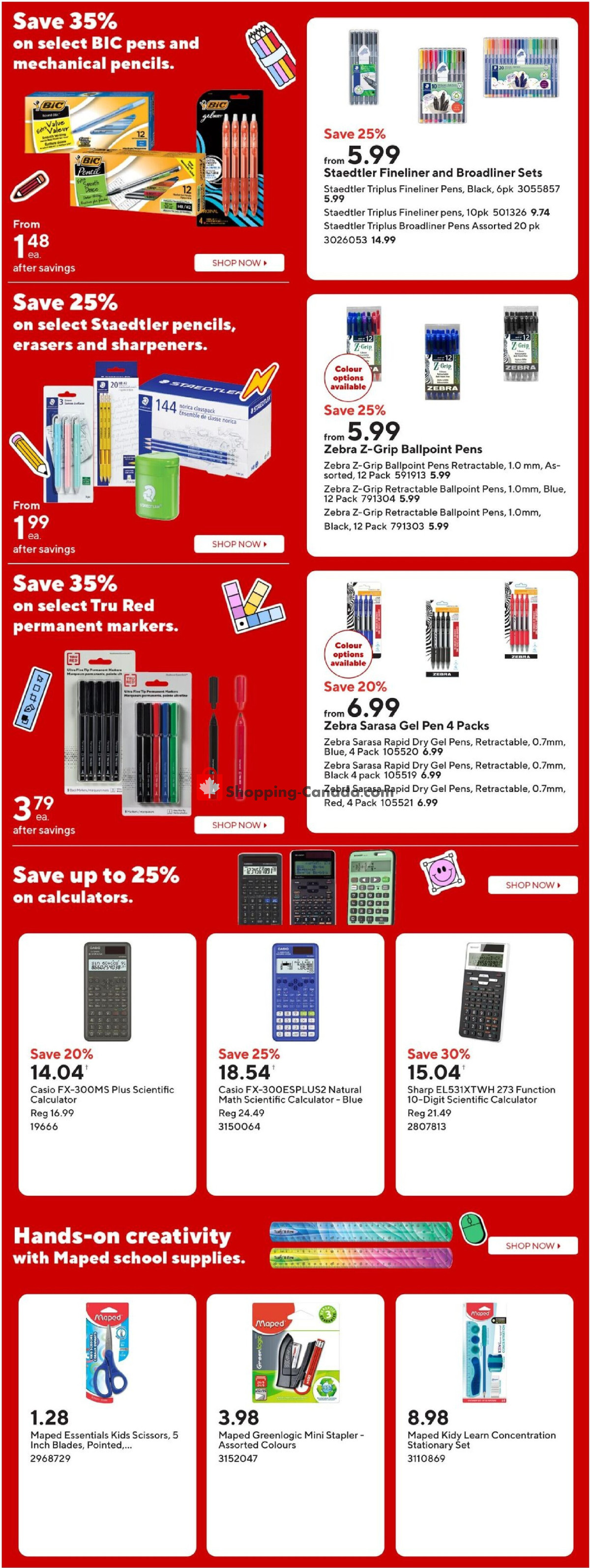 Staples flyer from Friday August 21, 2026 to Thursday August 27, 2026 - page 7
