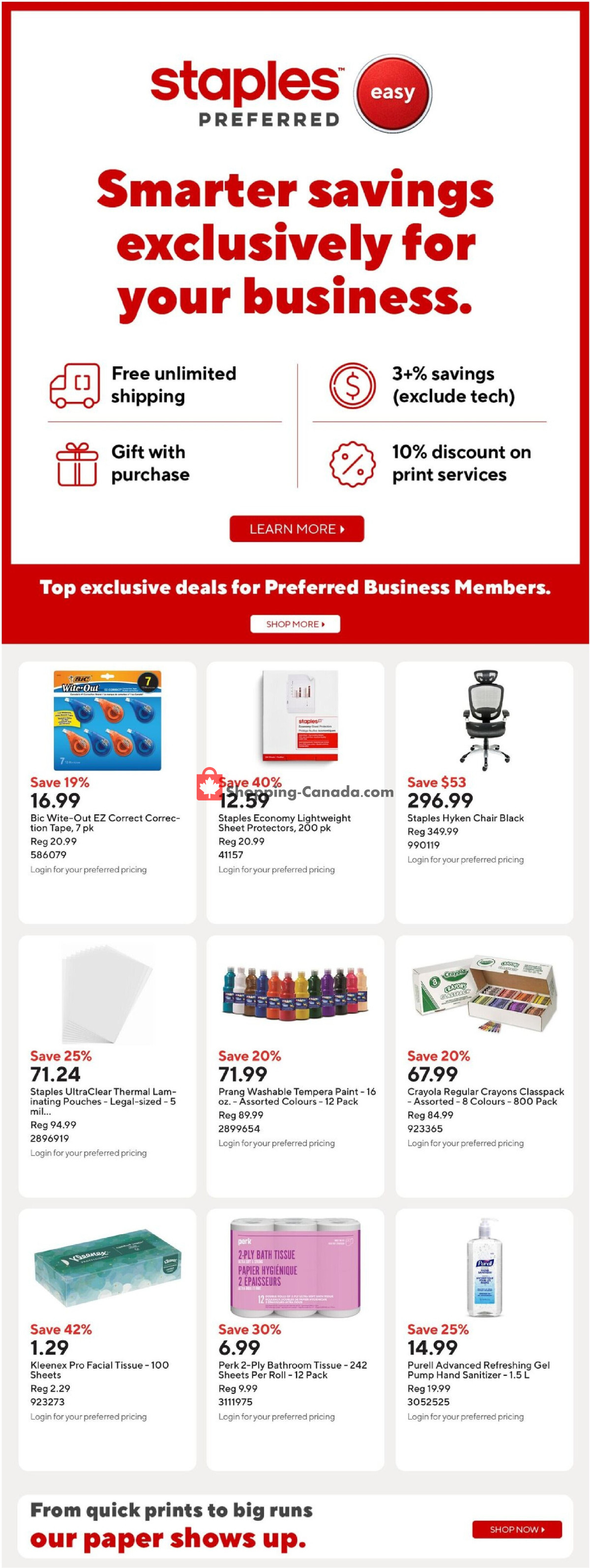 Staples flyer from Wednesday August 5, 2026 to Thursday August 6, 2026 - page 15