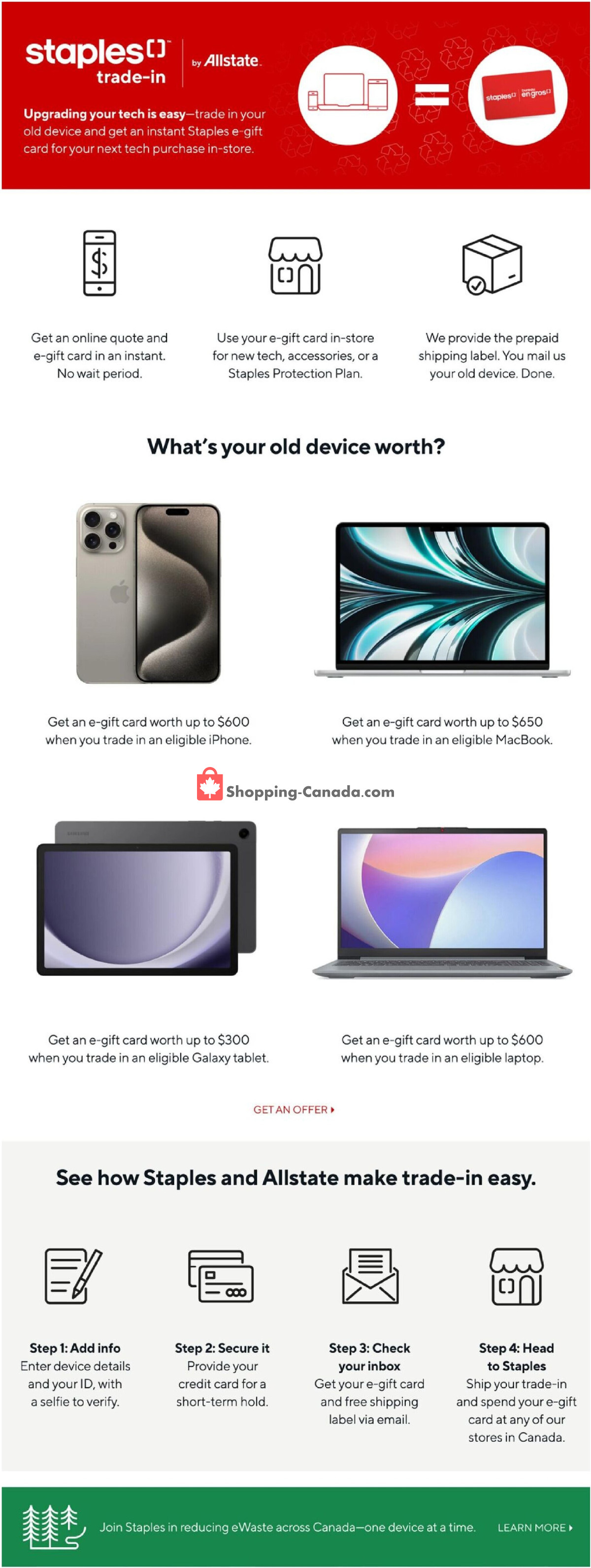 Staples flyer from Wednesday August 5, 2026 to Thursday August 6, 2026 - page 16