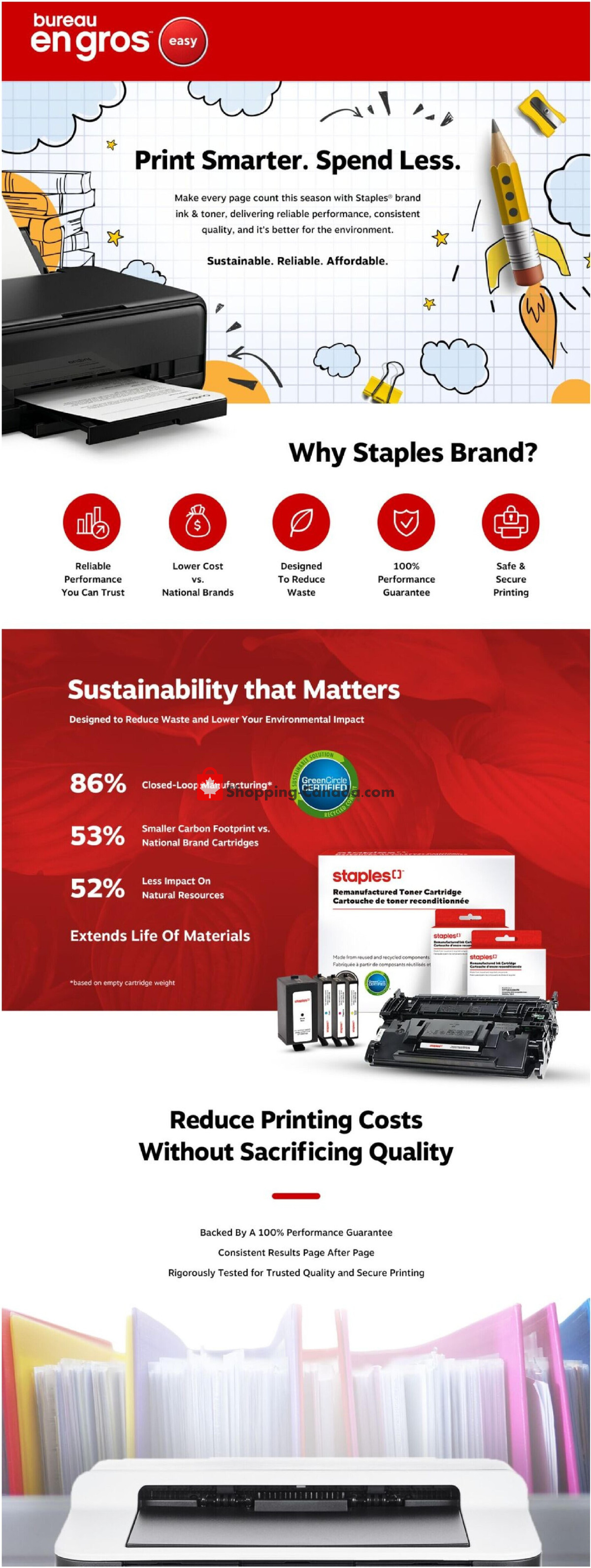 Staples flyer from Friday August 7, 2026 to Thursday August 13, 2026 - page 20