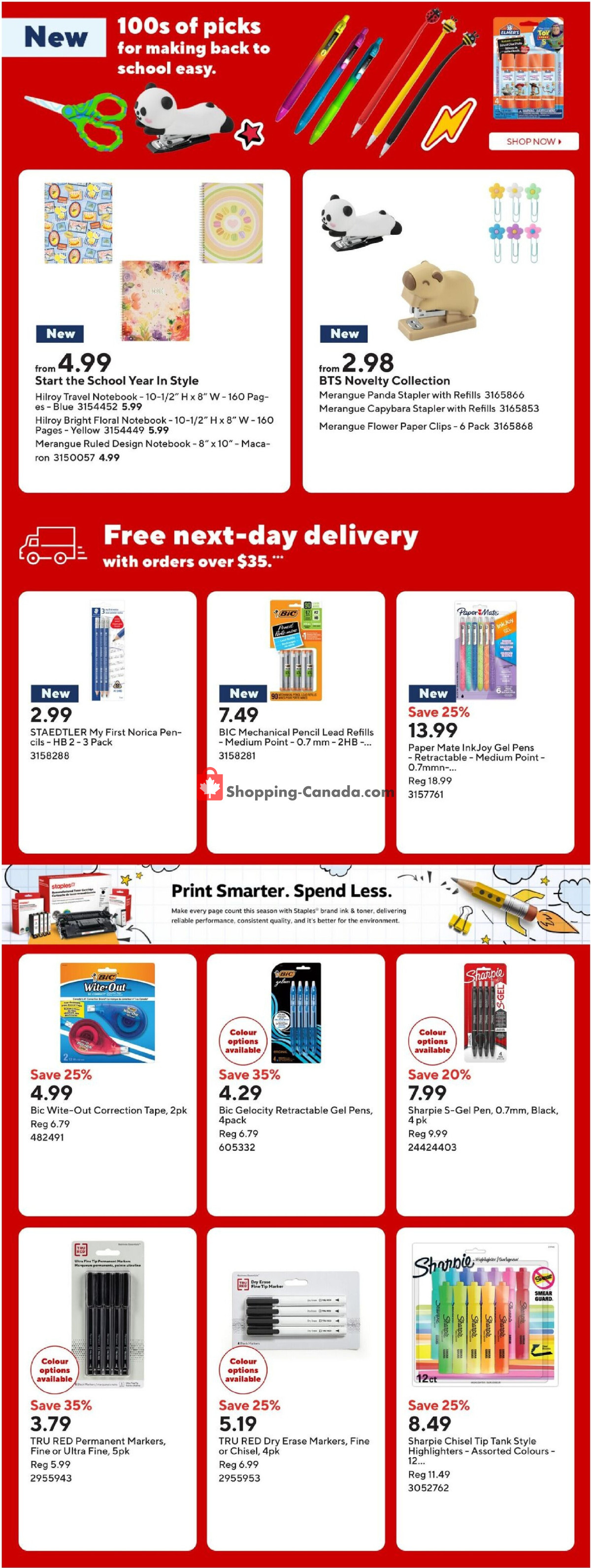 Staples flyer from Friday August 7, 2026 to Thursday August 13, 2026 - page 5