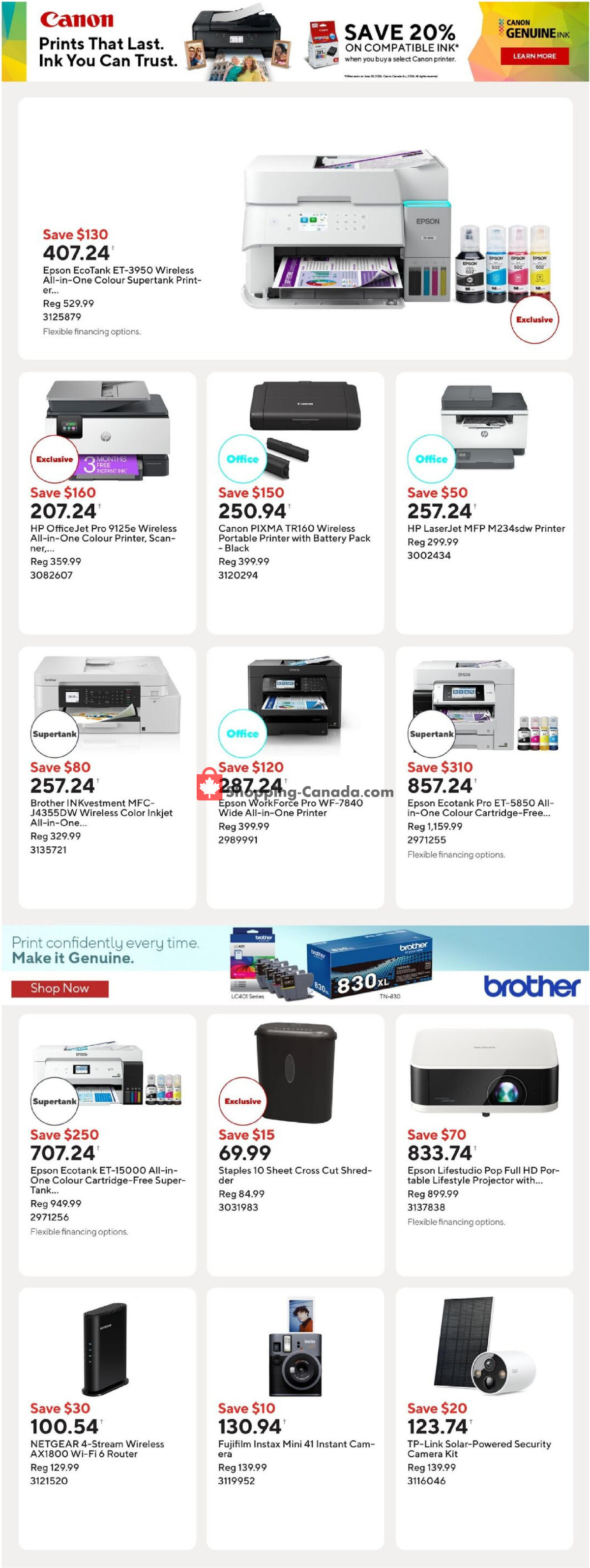 Staples flyer from Friday July 10, 2026 to Thursday July 16, 2026 - page 4