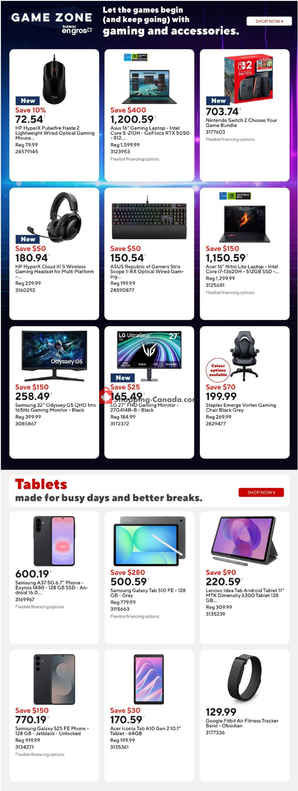Staples flyer from Friday July 10, 2026 to Thursday July 16, 2026 - page 8