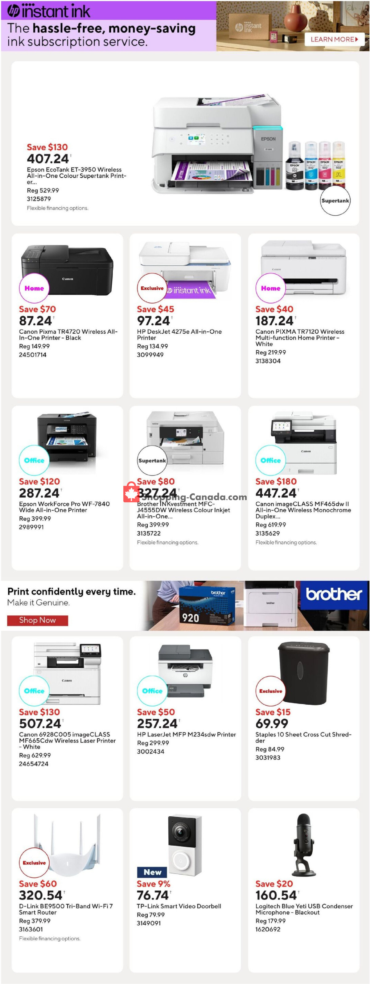 Staples flyer from Friday July 17, 2026 to Thursday July 23, 2026 - page 10