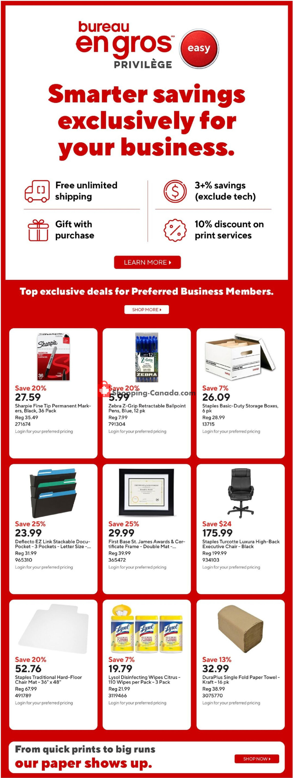 Staples flyer from Friday July 24, 2026 to Thursday July 30, 2026 - page 19