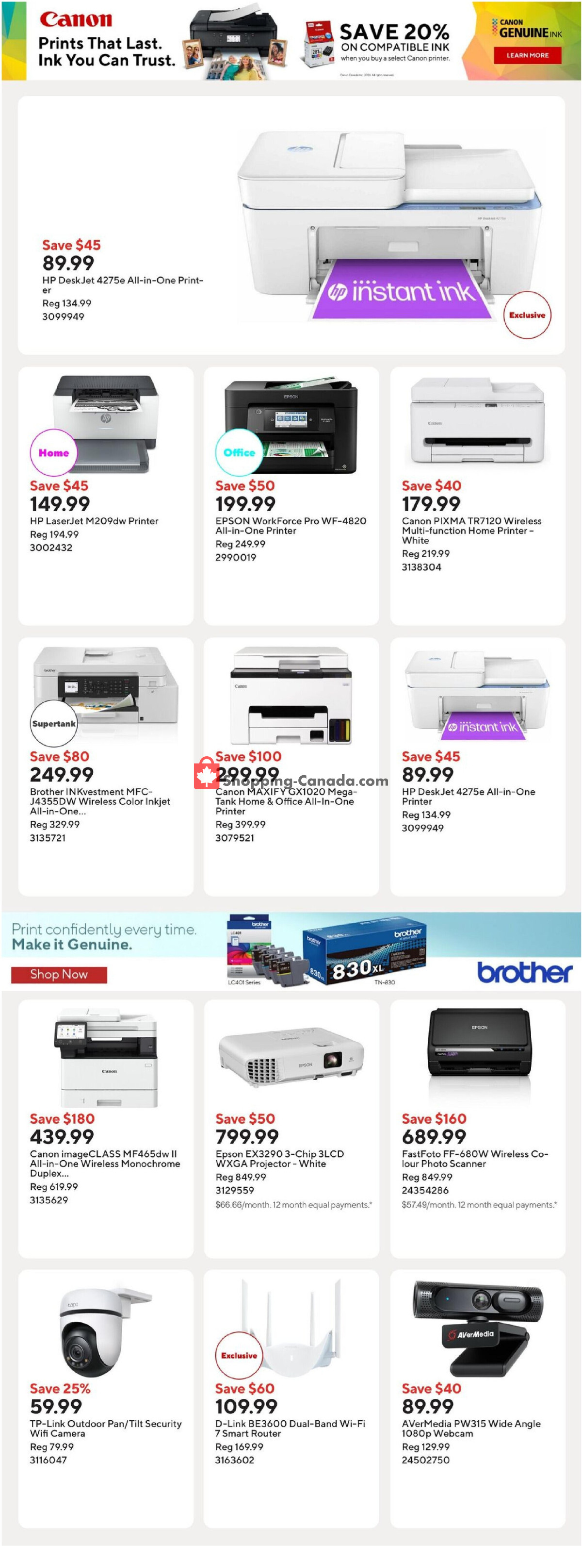 Staples flyer from Wednesday July 29, 2026 to Thursday July 30, 2026 - page 14