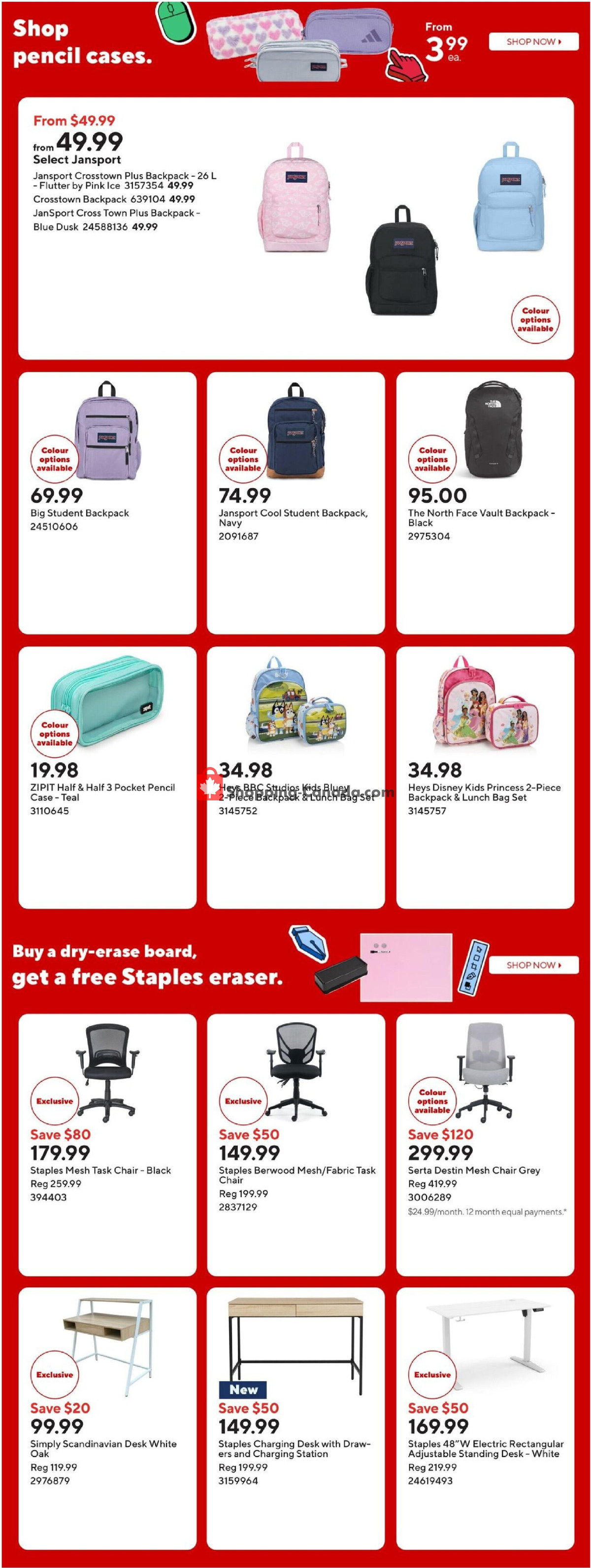 Staples flyer from Wednesday July 29, 2026 to Thursday July 30, 2026 - page 15