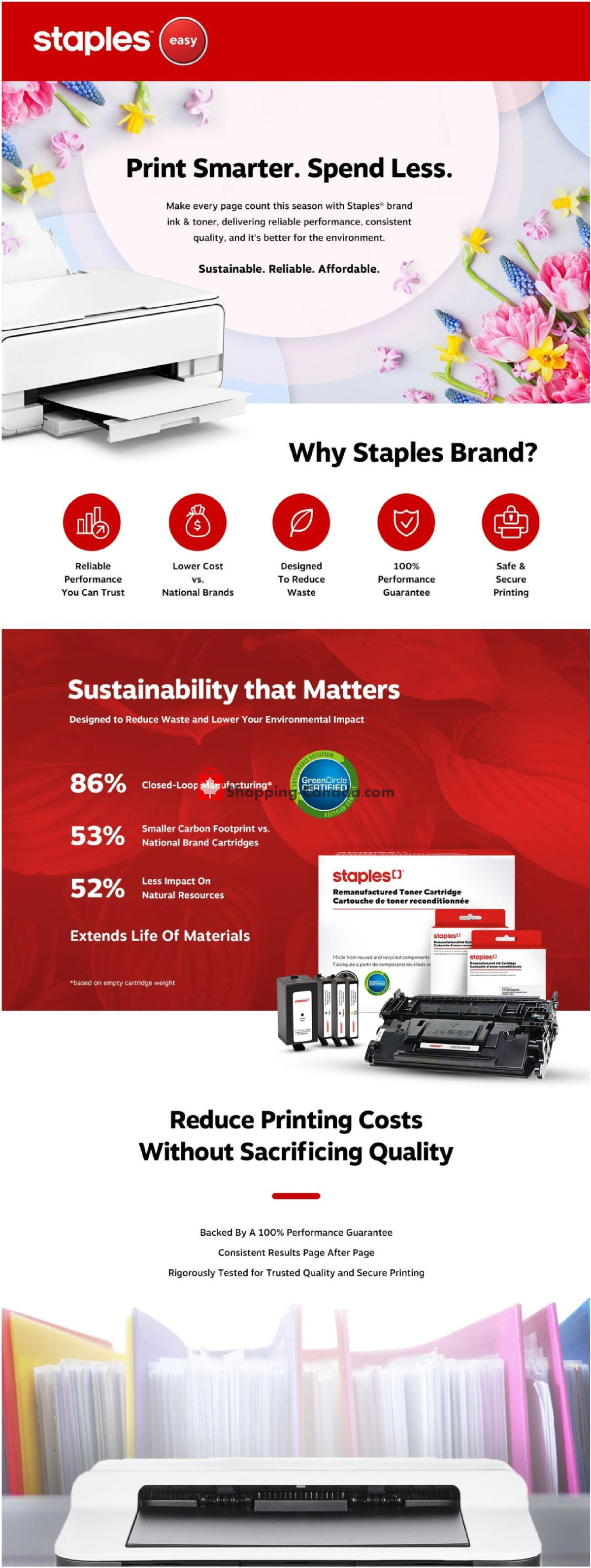 Staples flyer from Wednesday July 29, 2026 to Thursday July 30, 2026 - page 21