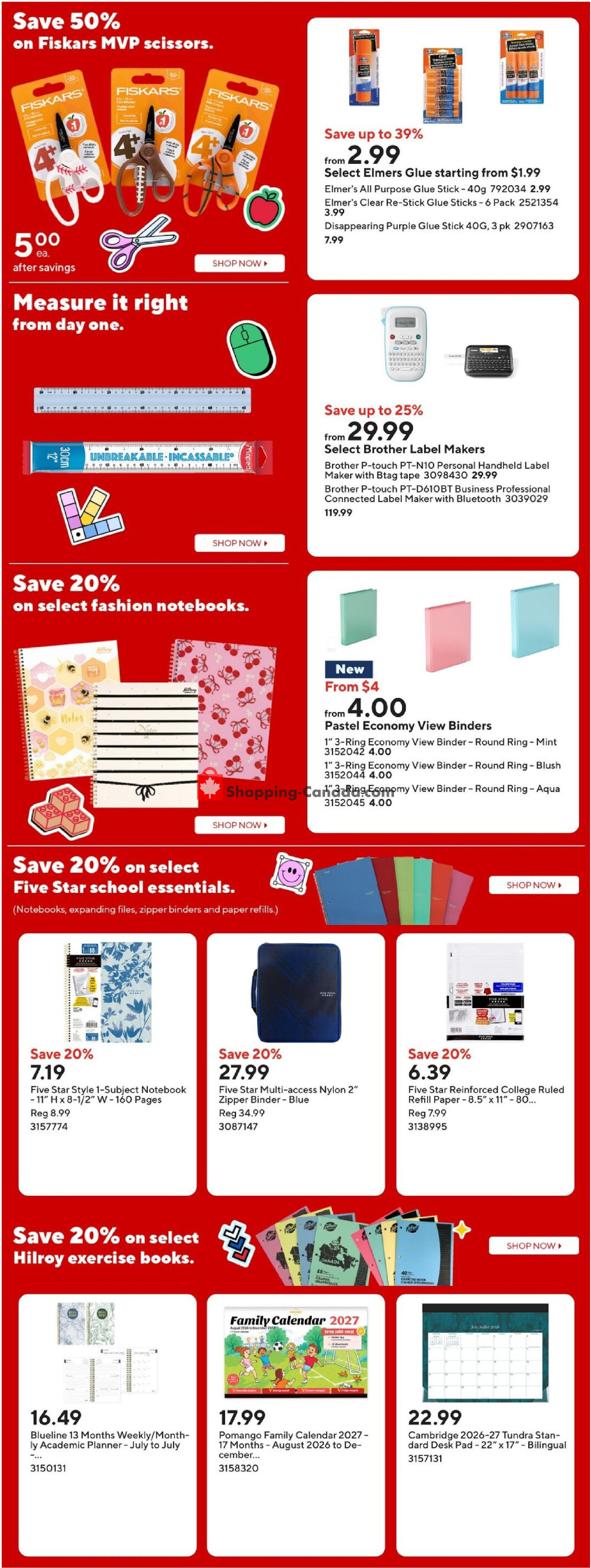 Staples flyer from Wednesday July 29, 2026 to Thursday July 30, 2026 - page 6