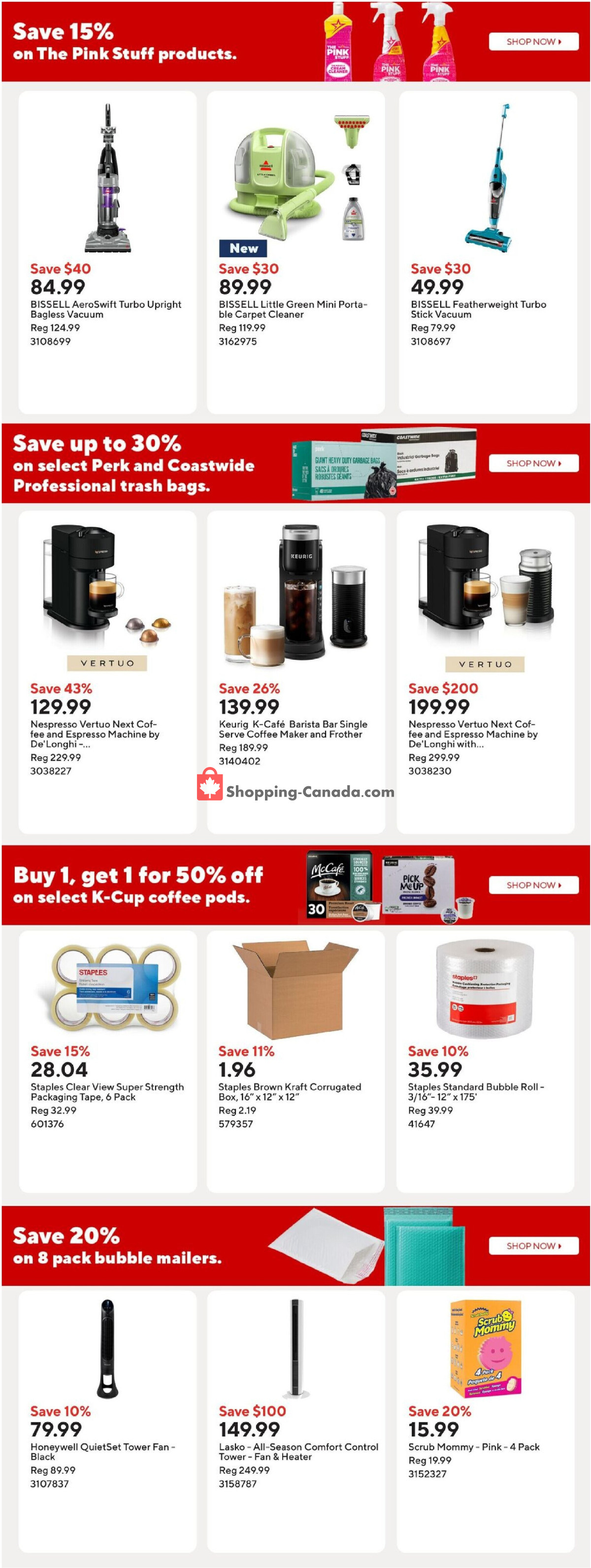 Staples flyer from Wednesday July 29, 2026 to Thursday July 30, 2026 - page 7