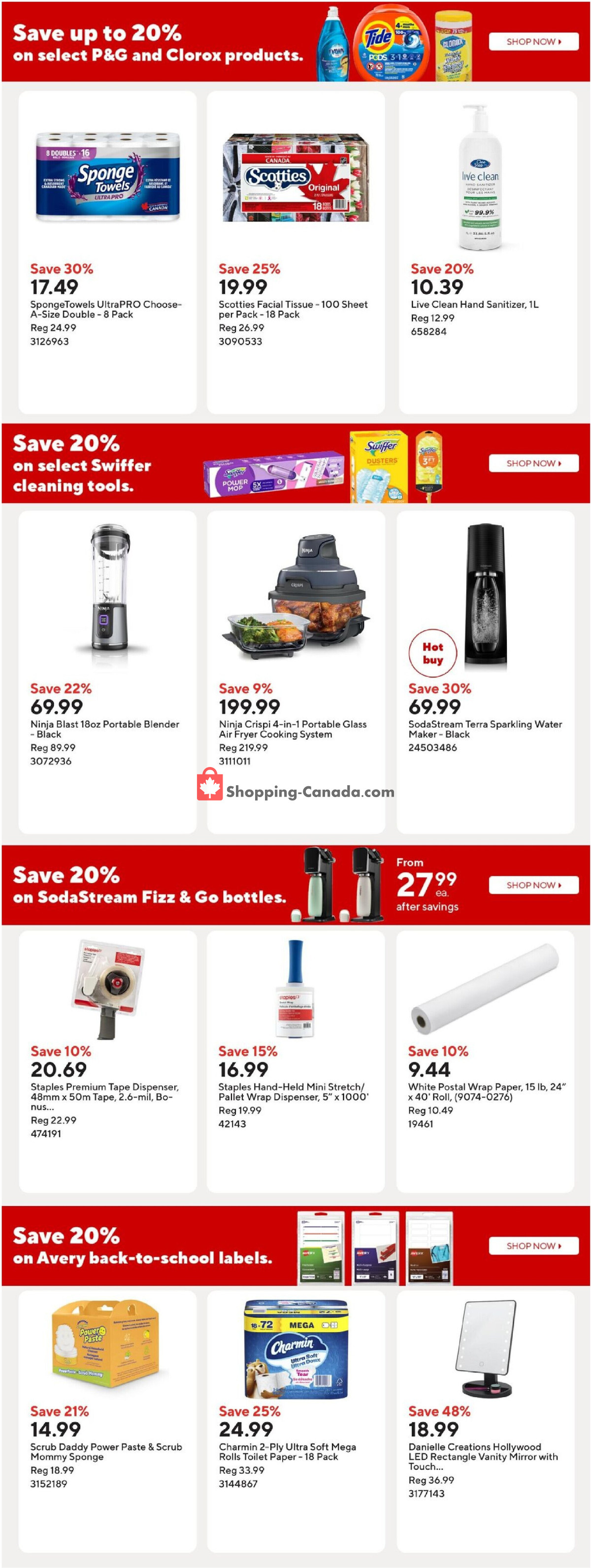 Staples flyer from Wednesday July 29, 2026 to Thursday July 30, 2026 - page 8