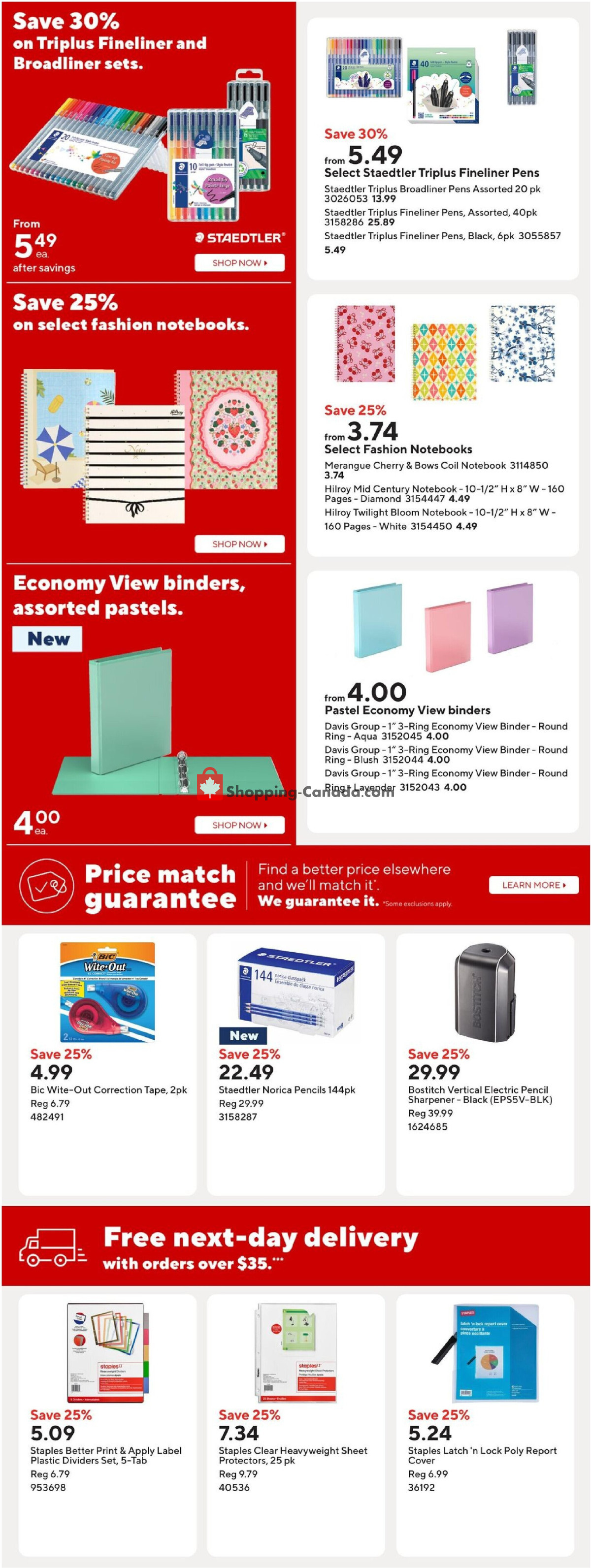 Staples flyer from Friday July 3, 2026 to Thursday July 9, 2026 - page 11