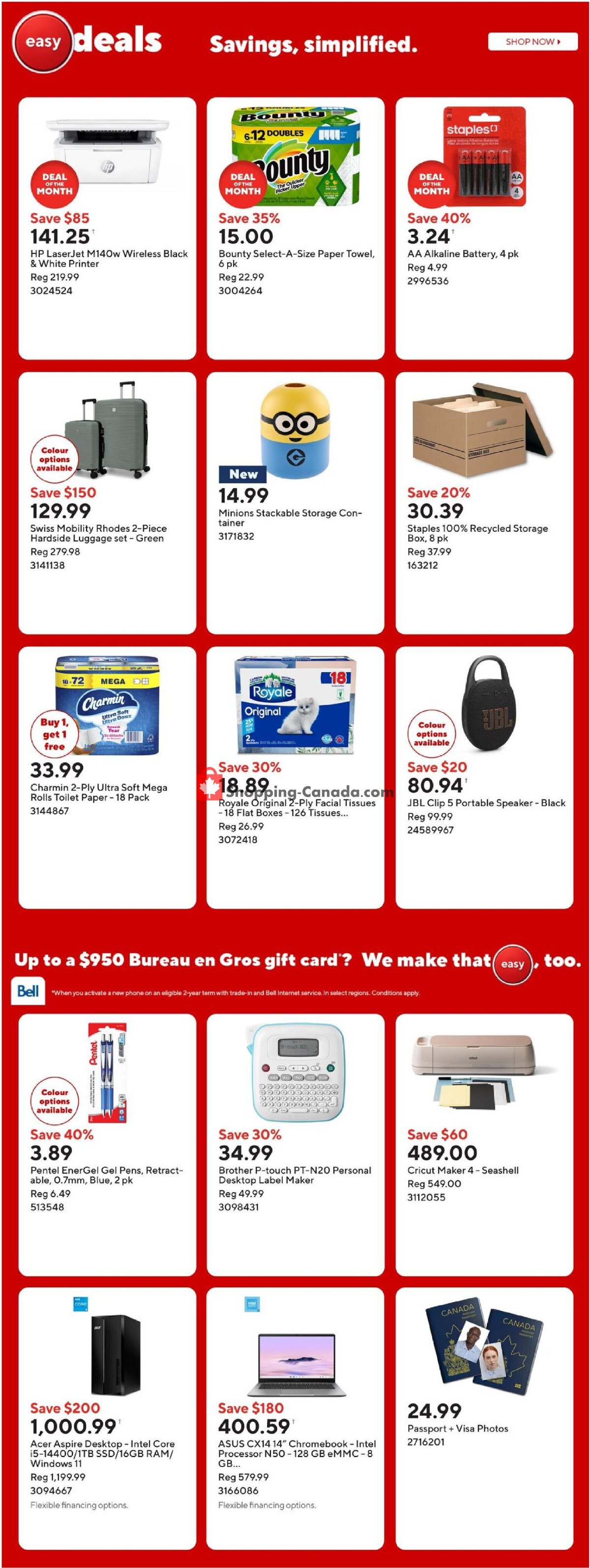 Staples flyer from Friday July 3, 2026 to Thursday July 9, 2026 - page 2