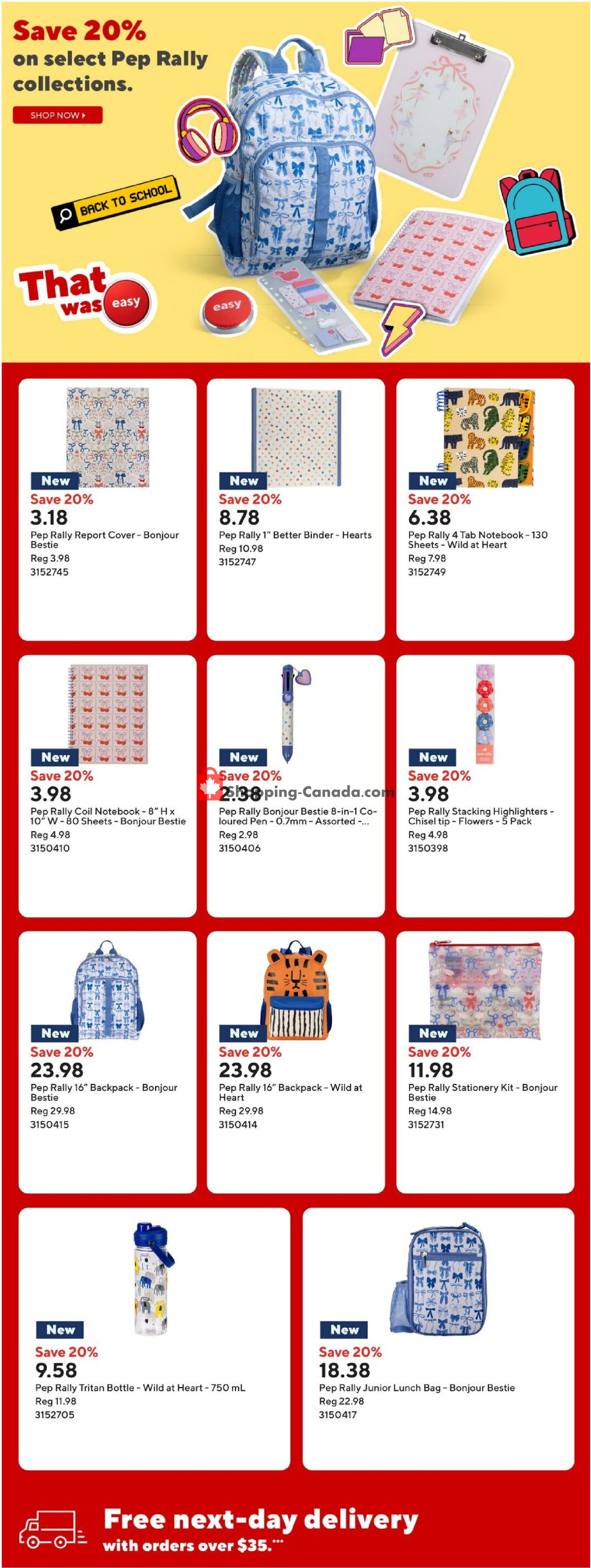 Staples flyer from Friday July 31, 2026 to Wednesday August 5, 2026 - page 4