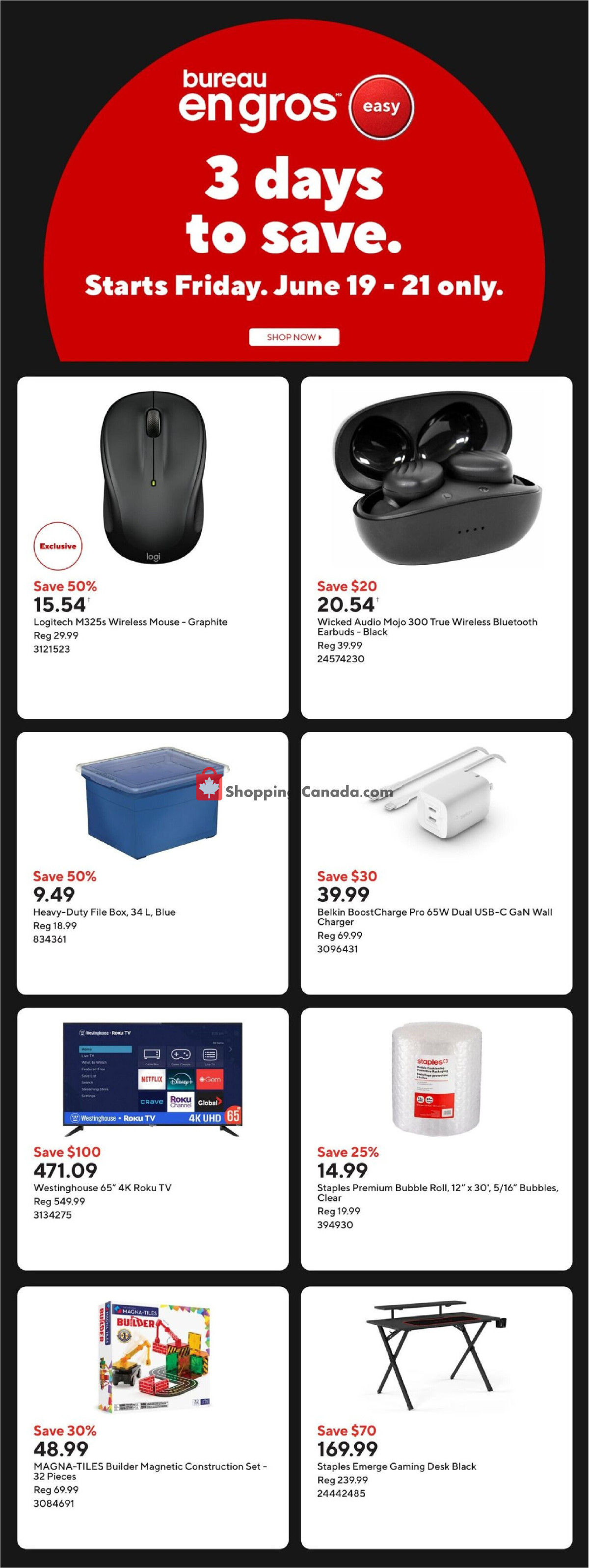 Staples flyer from Friday June 19, 2026 to Thursday June 25, 2026 - page 2