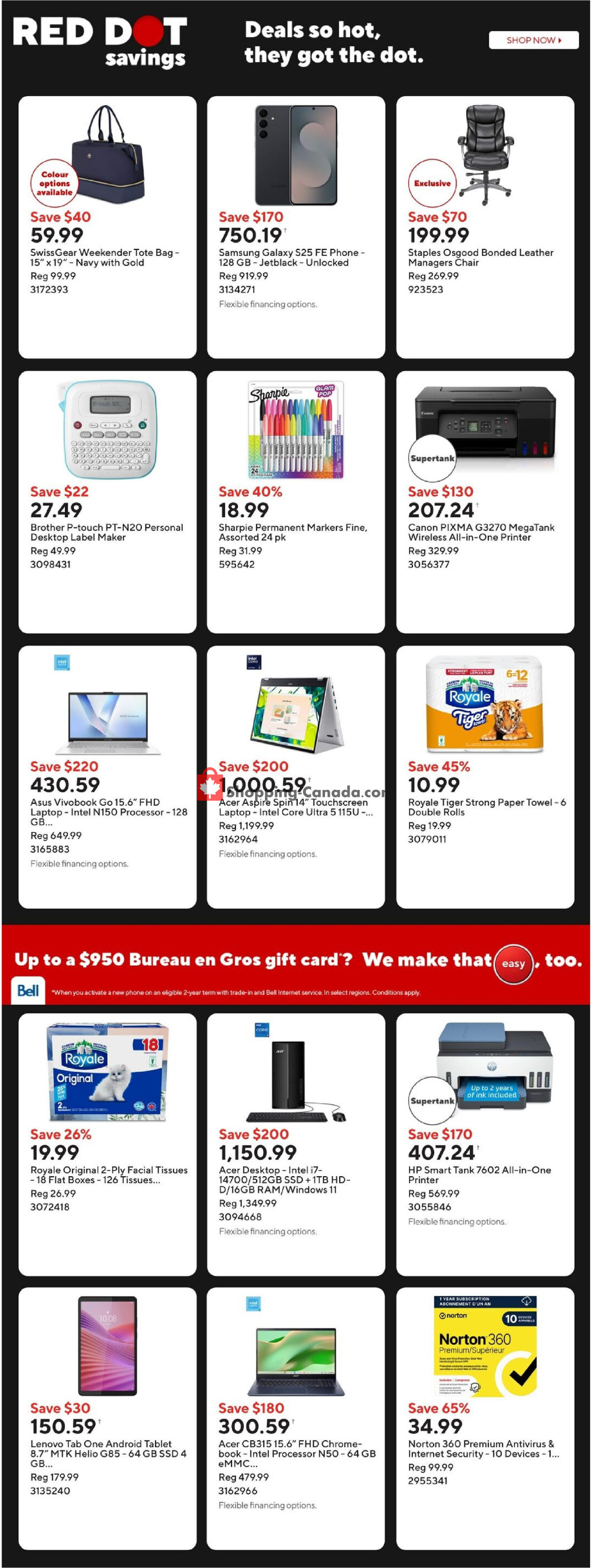 Staples flyer from Friday June 19, 2026 to Thursday June 25, 2026 - page 3