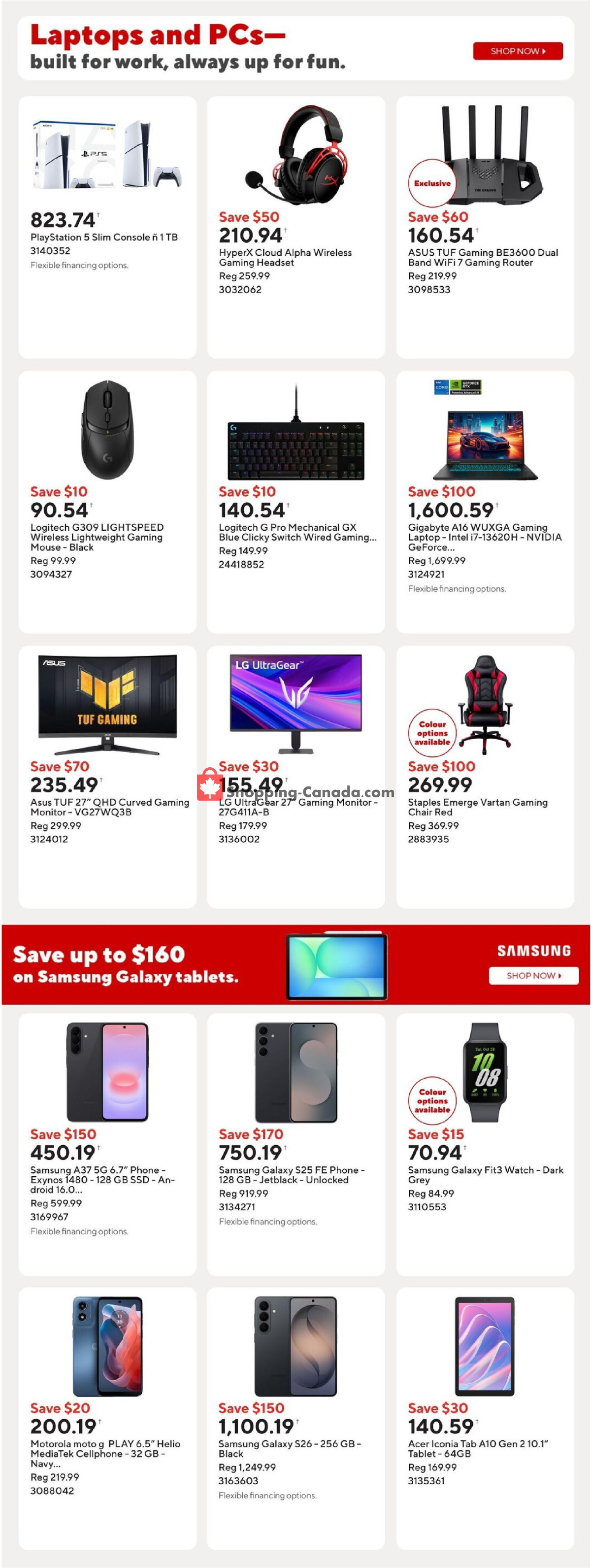 Staples flyer from Friday June 5, 2026 to Thursday June 11, 2026 - page 7