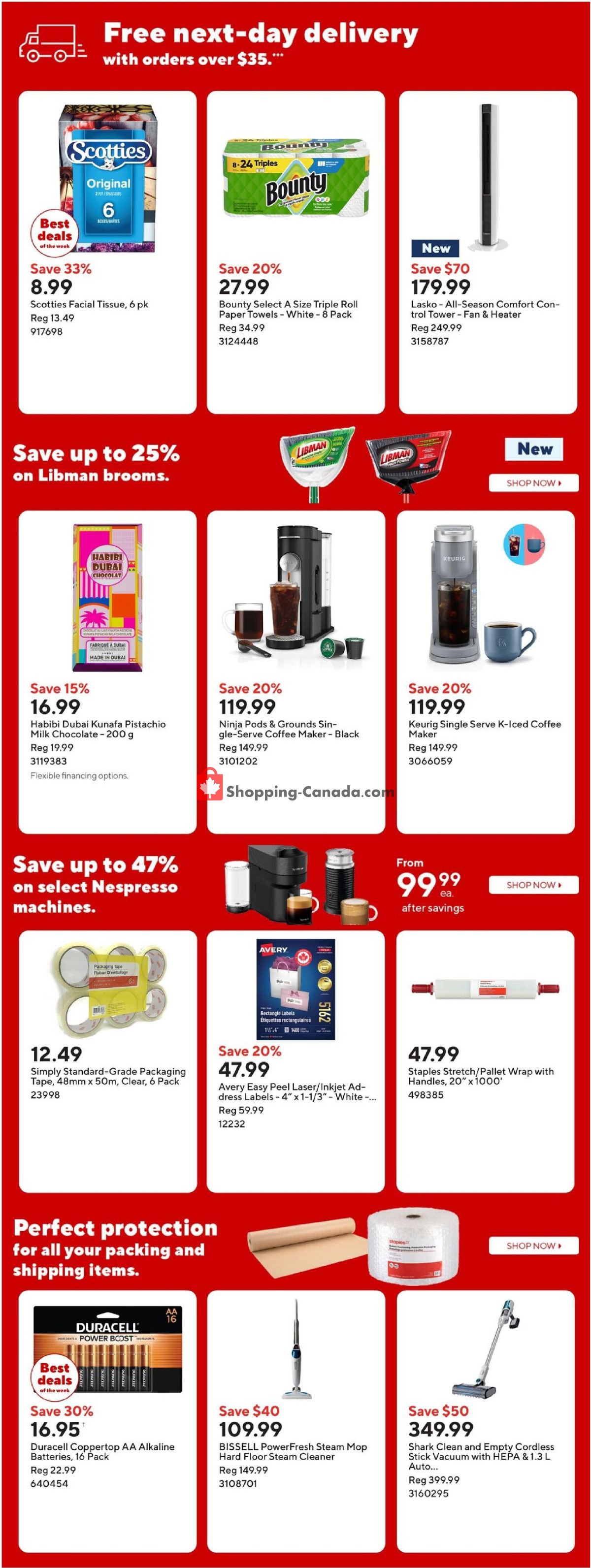 Staples flyer from Friday May 1, 2026 to Thursday May 7, 2026 - page 13