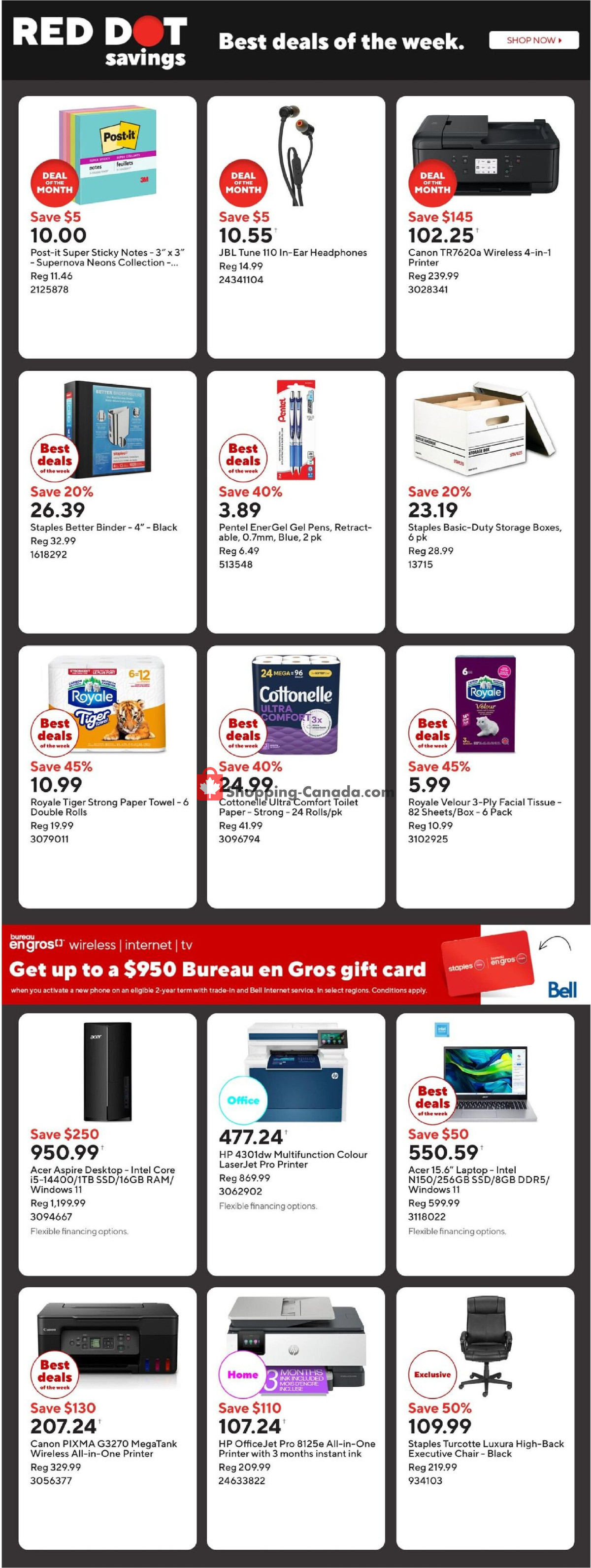 Staples flyer from Friday May 1, 2026 to Thursday May 7, 2026 - page 3