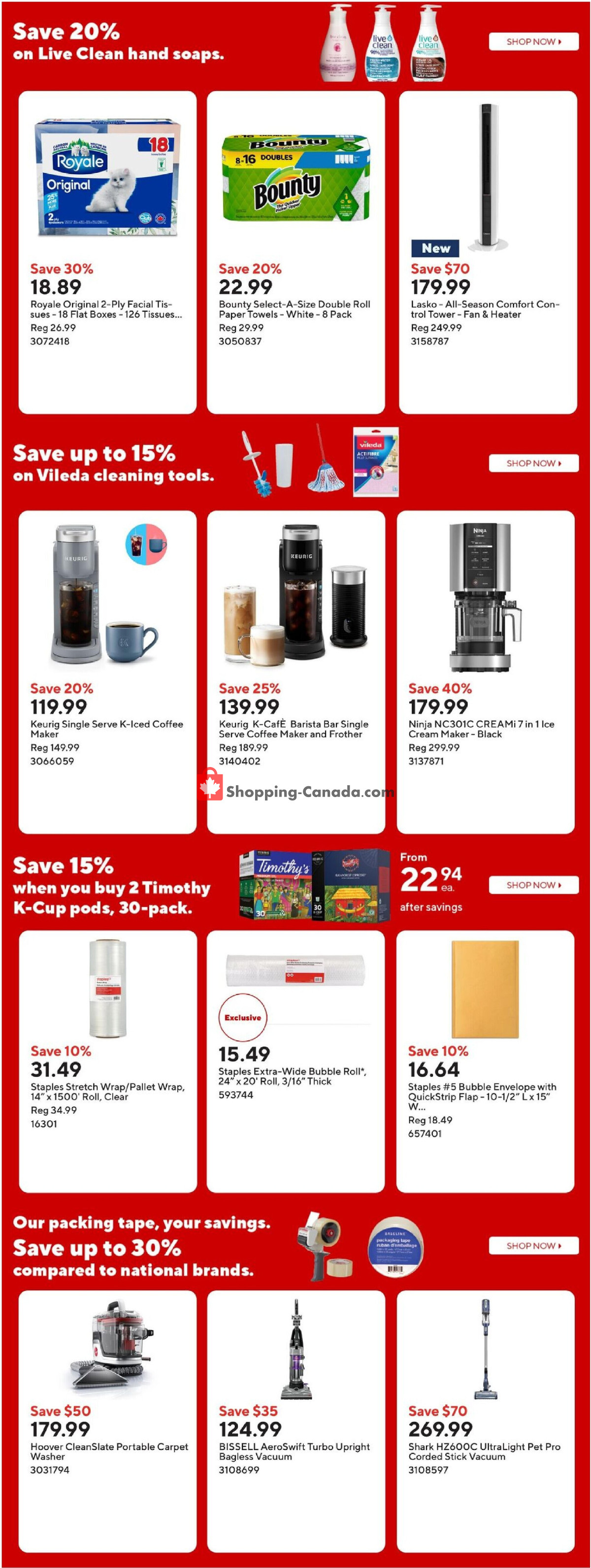 Staples flyer from Friday May 22, 2026 to Thursday May 28, 2026 - page 12