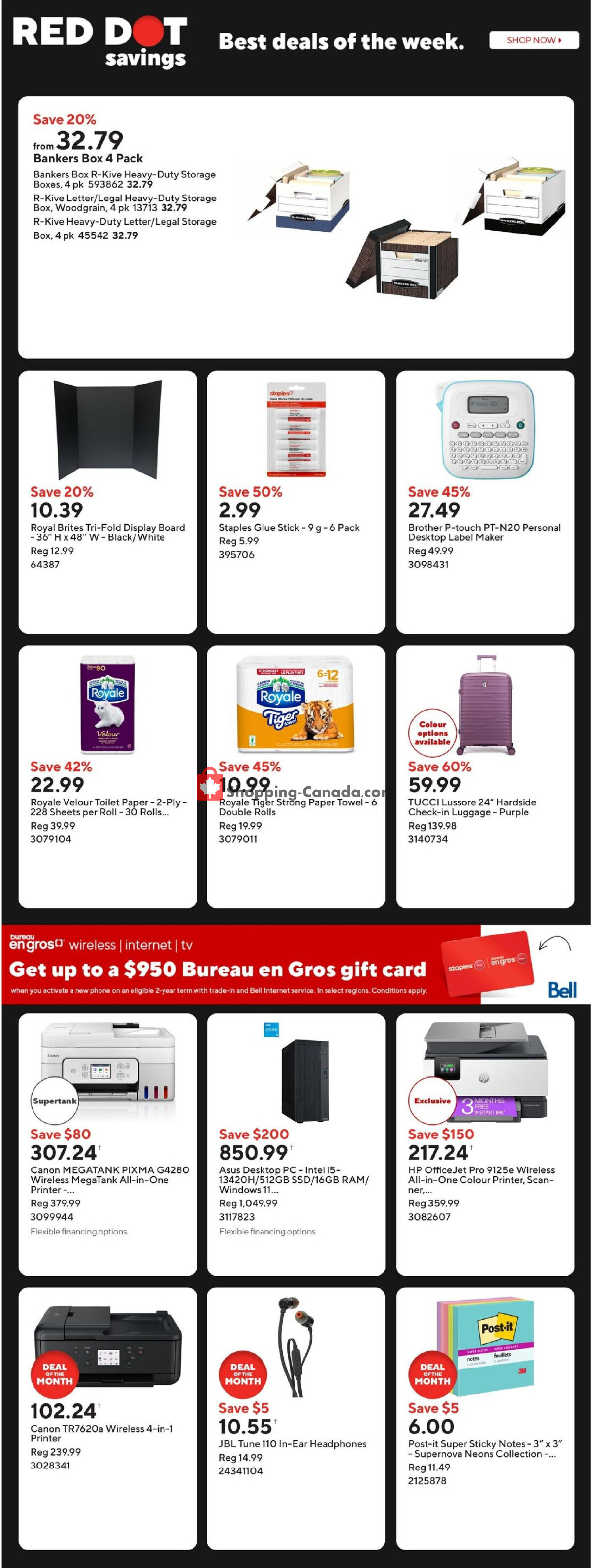 Staples flyer from Friday May 22, 2026 to Thursday May 28, 2026 - page 2