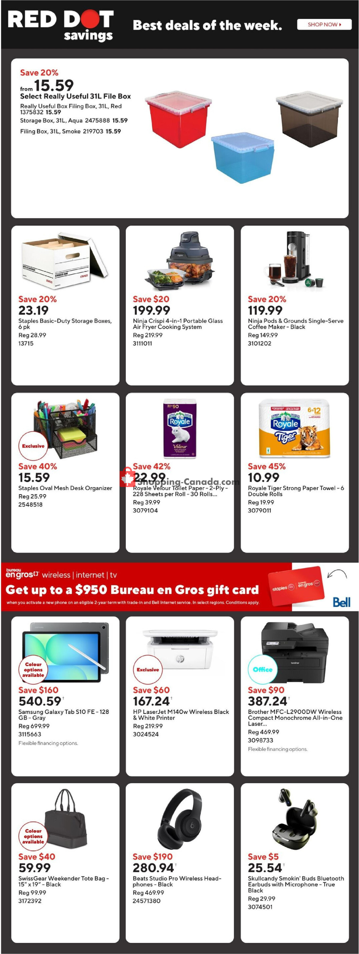 Staples flyer from Friday May 29, 2026 to Thursday June 4, 2026 - page 2