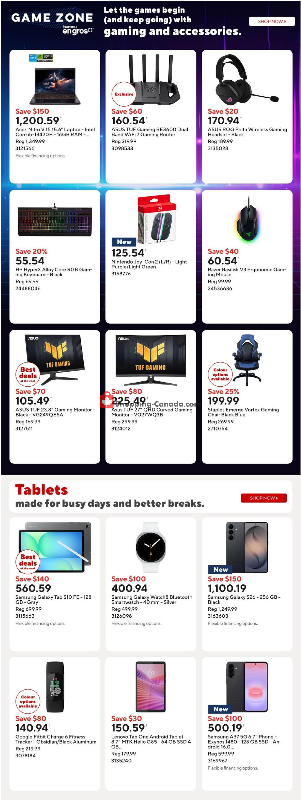Staples flyer from Friday May 8, 2026 to Thursday May 14, 2026 - page 10