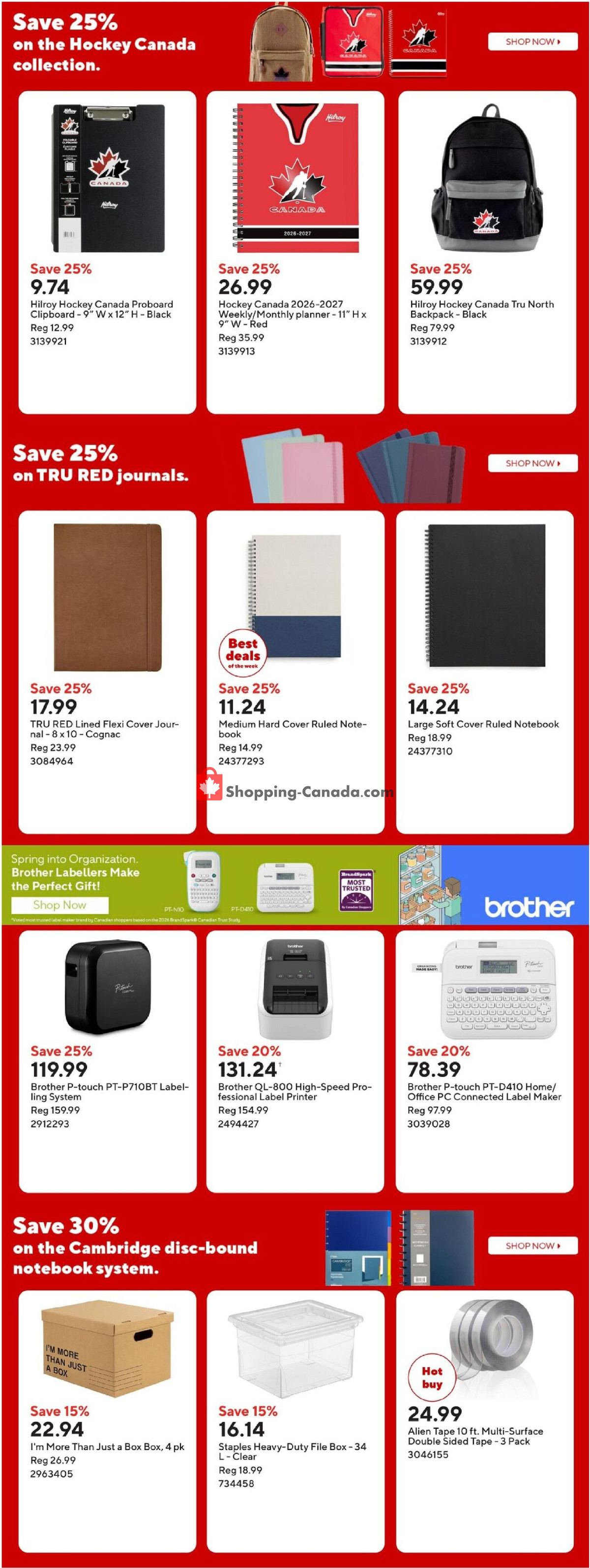 Staples flyer from Friday May 8, 2026 to Thursday May 14, 2026 - page 13