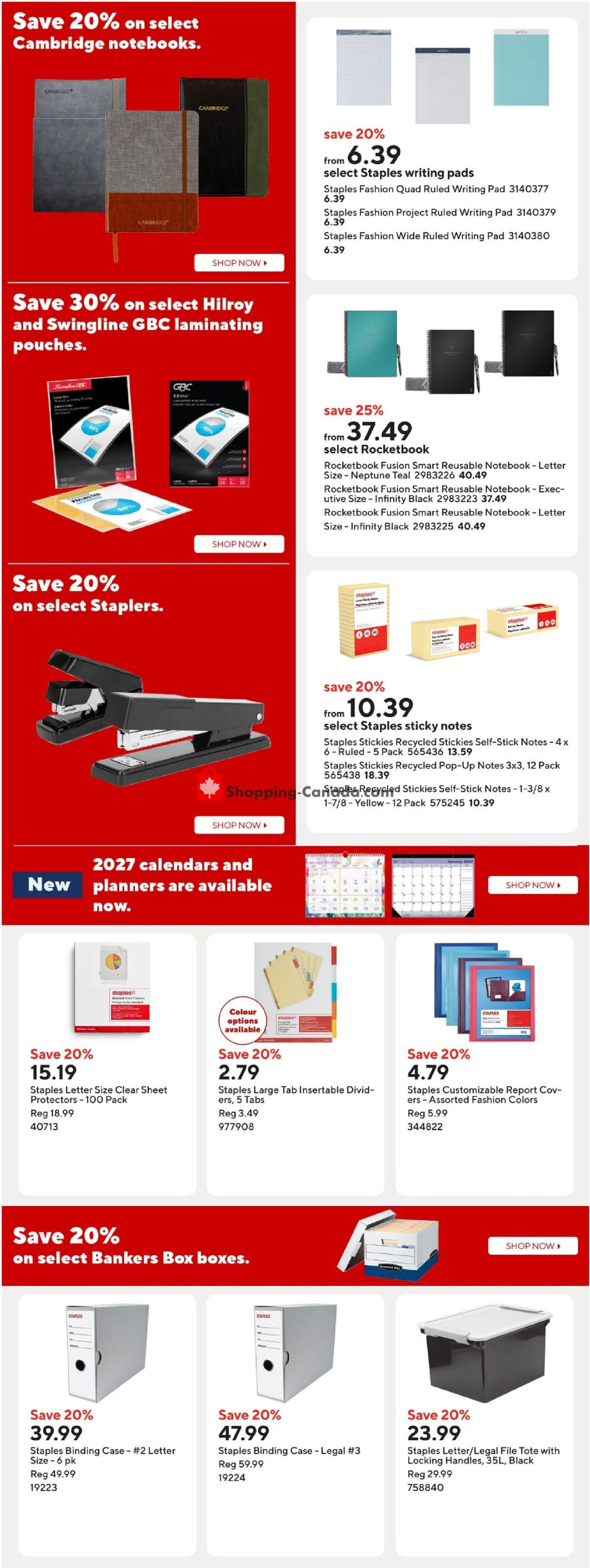 Staples flyer from Friday October 2, 2026 to Thursday October 8, 2026 - page 9
