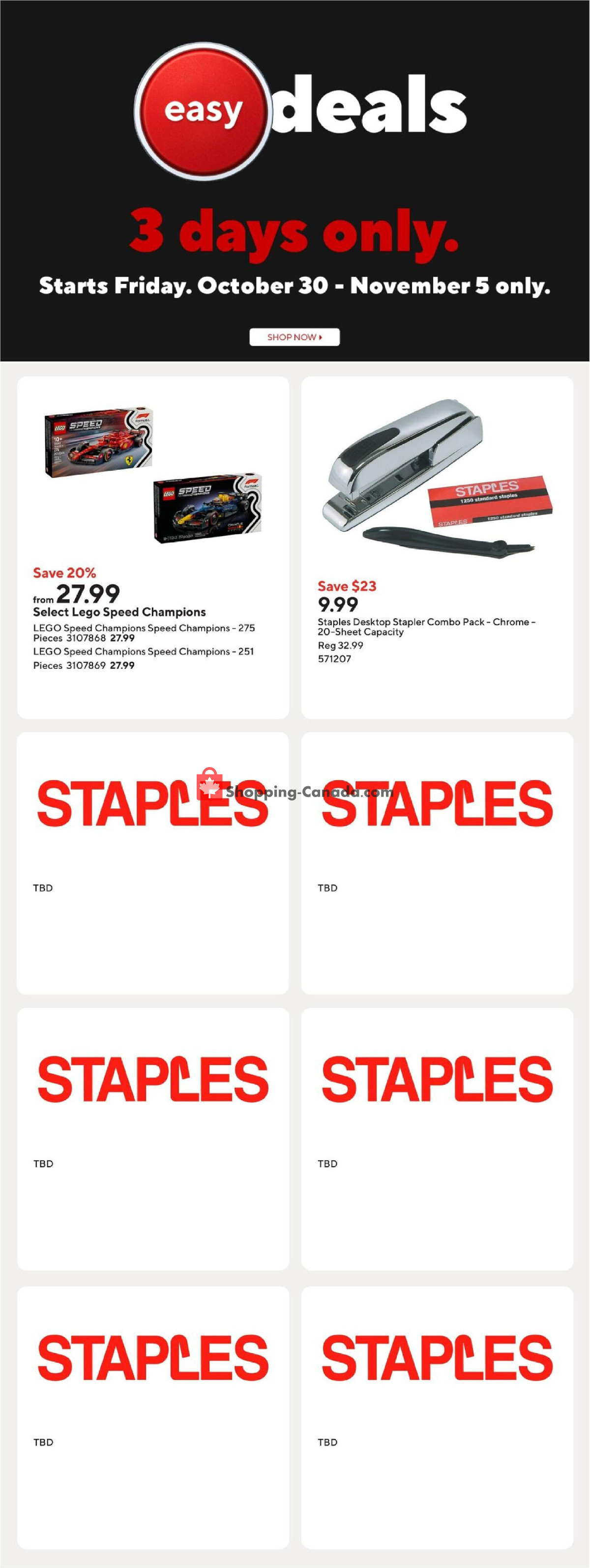 Staples flyer from Friday October 30, 2026 to Thursday November 5, 2026 - page 16