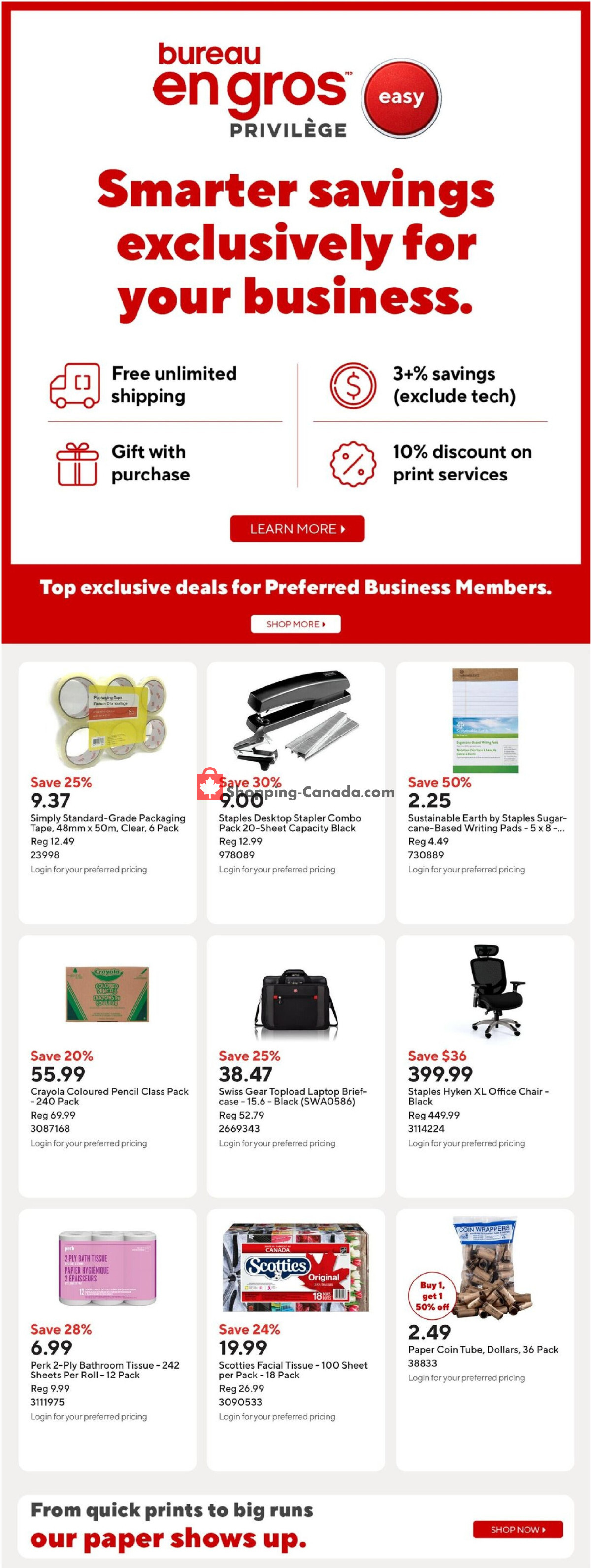 Staples flyer from Friday September 18, 2026 to Thursday September 24, 2026 - page 12