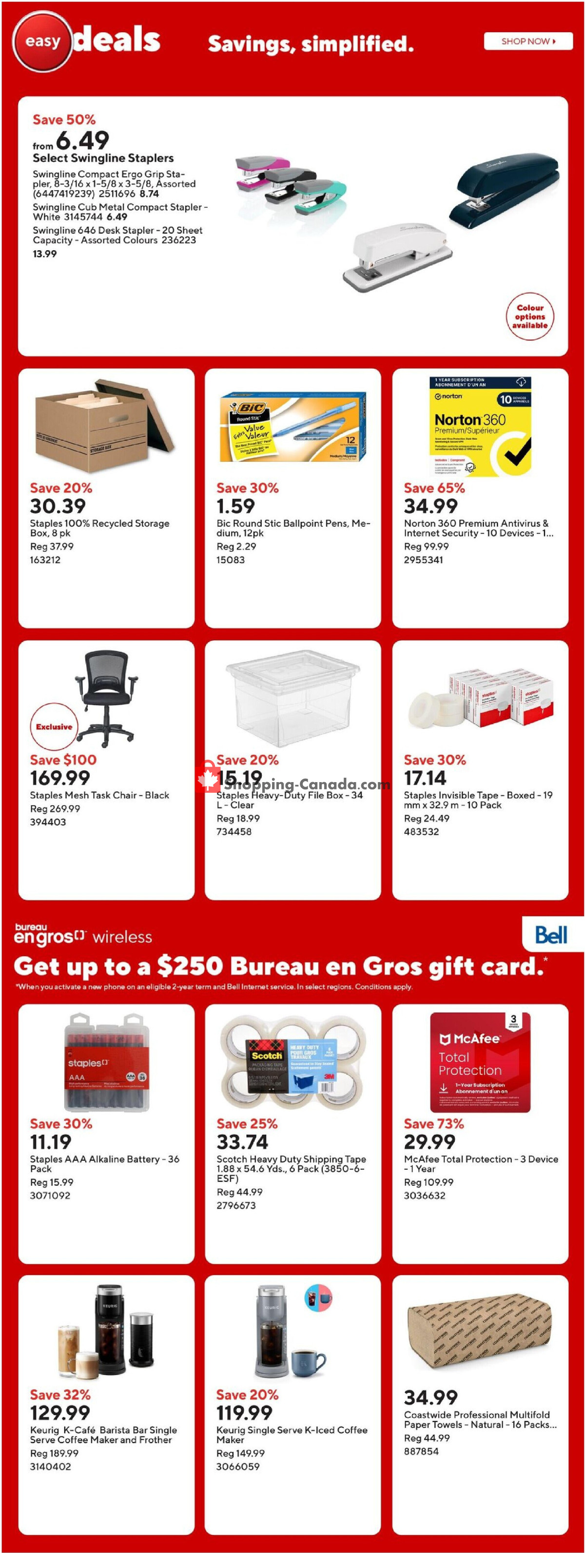 Staples flyer from Friday September 25, 2026 to Thursday October 1, 2026 - page 4